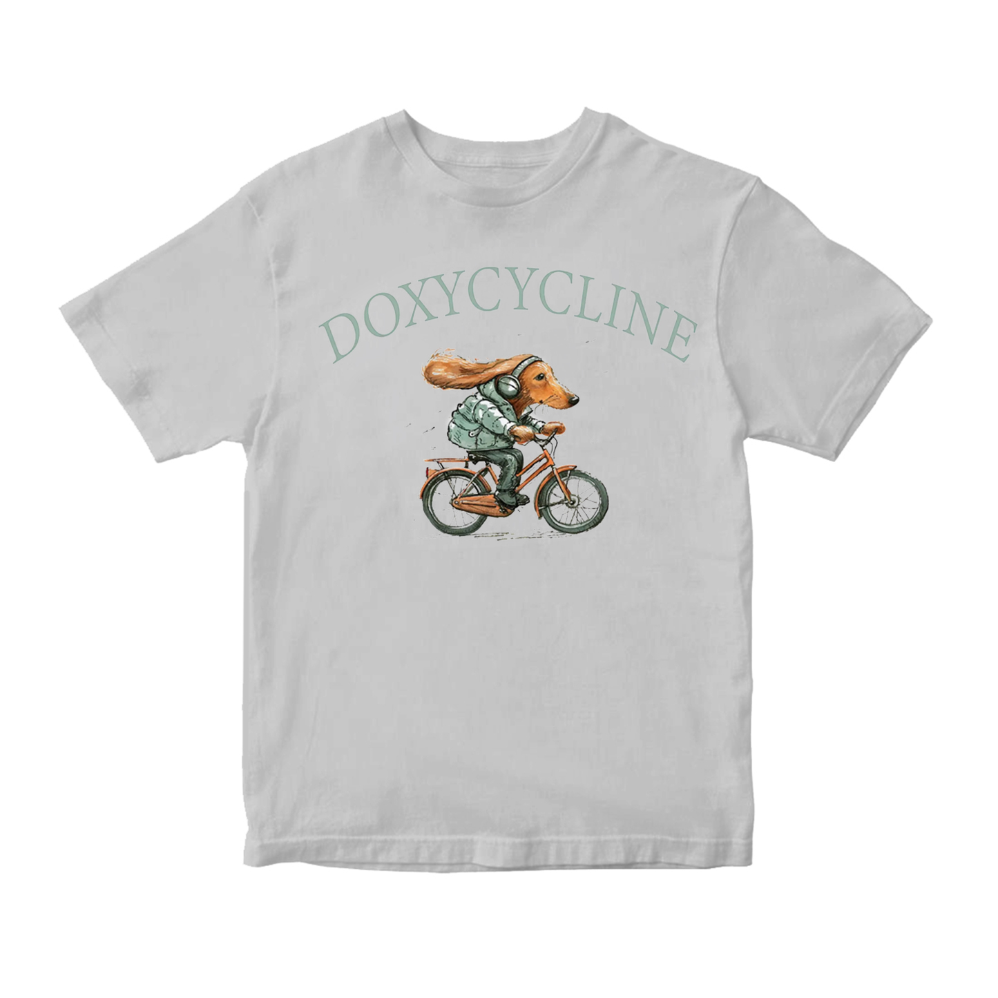 Doxycycline Dachshund Bicycle Unisex Shirt/Crewneck/Hoodie