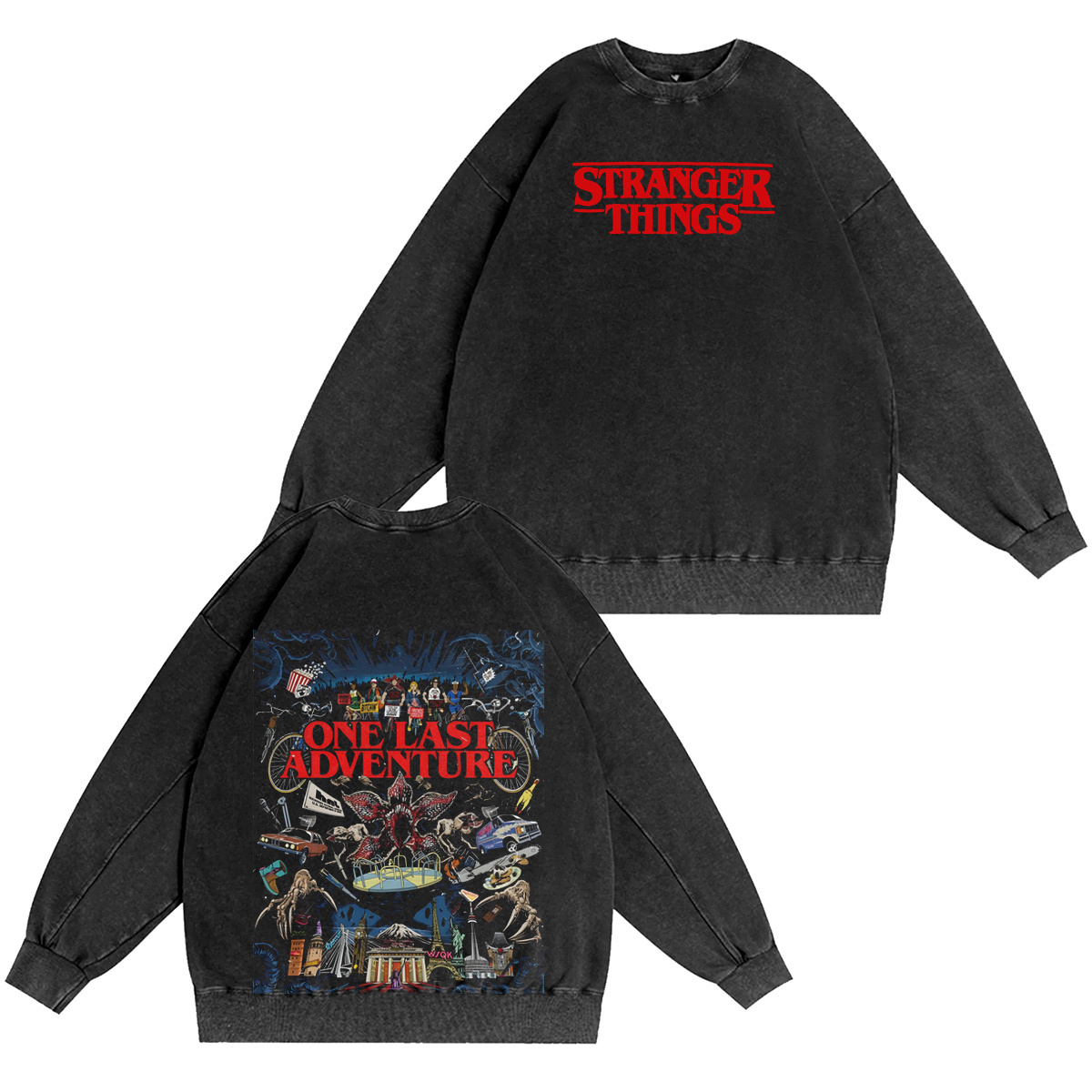 Strange THINGS Vintage Washed T-shirt/Crewneck/Hoodie