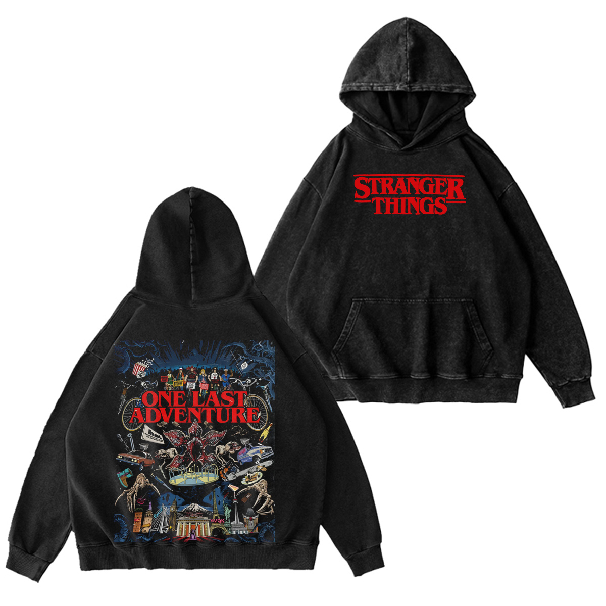 Strange THINGS Vintage Washed T-shirt/Crewneck/Hoodie