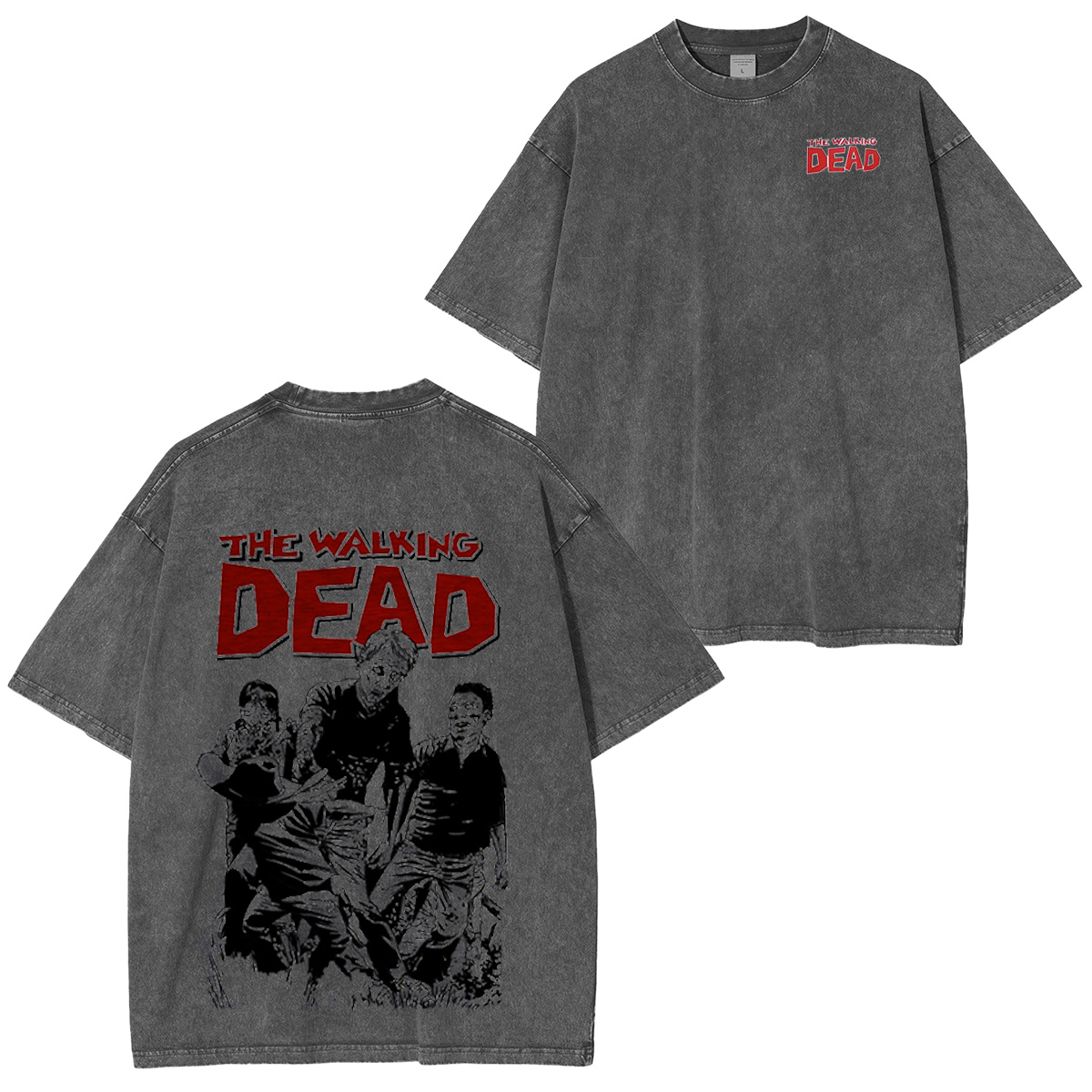 Men's Walking Dead Washed T-shirt/Crewneck/Hoodie