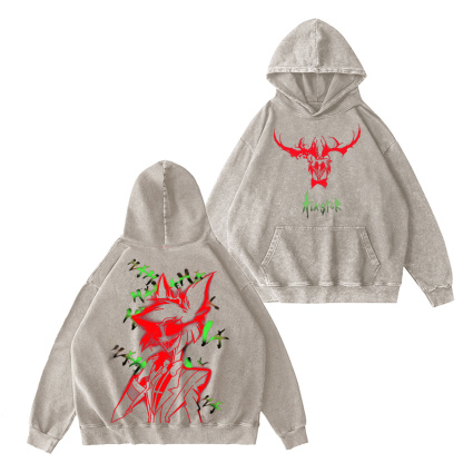 Vibrant Neon Alastor Hawaiian Oversized UnisexWashed T-shirt/Crewneck/Hoodie