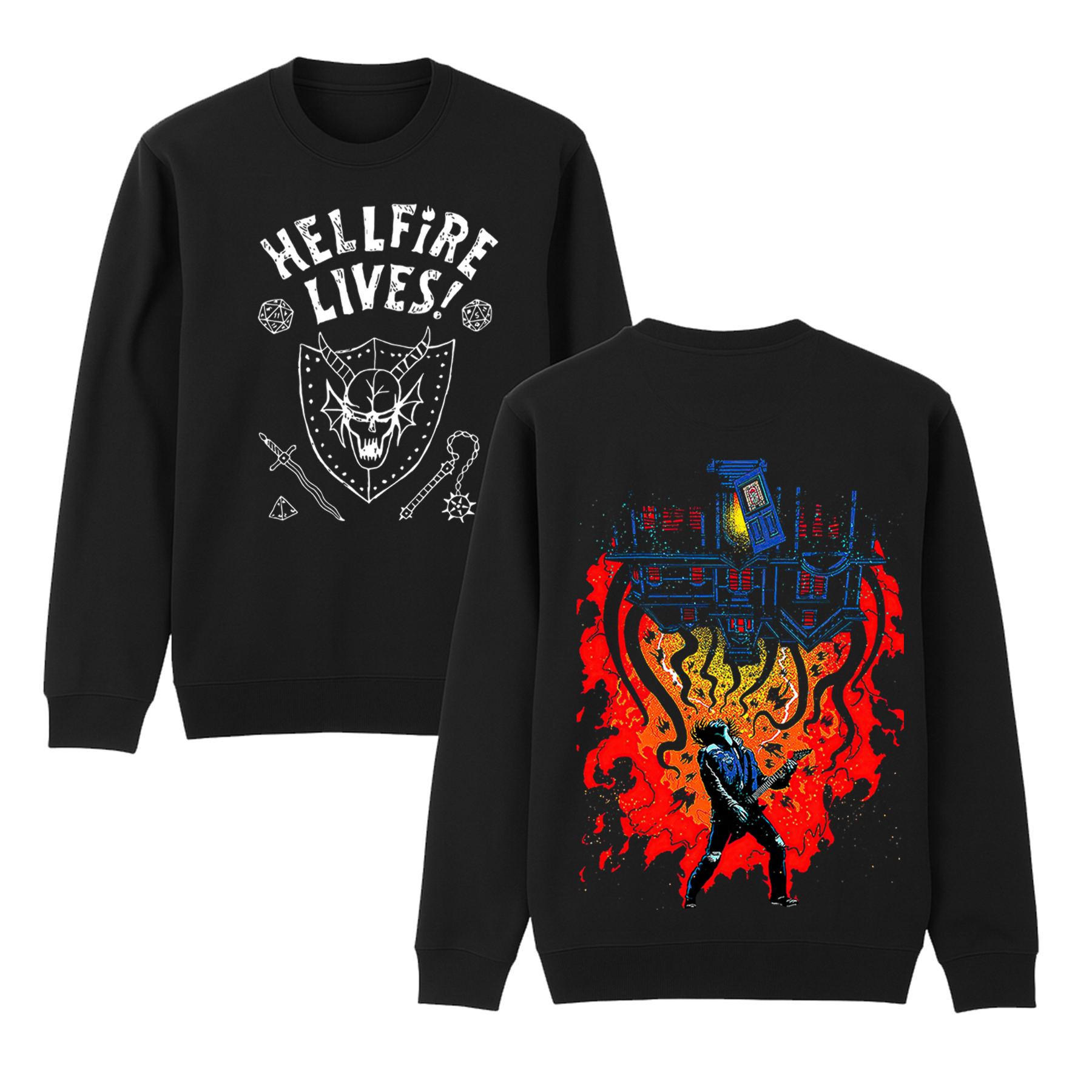 Stranger Things Hellfire Lives  Unisex Shirts/Crewneck/Hoodie