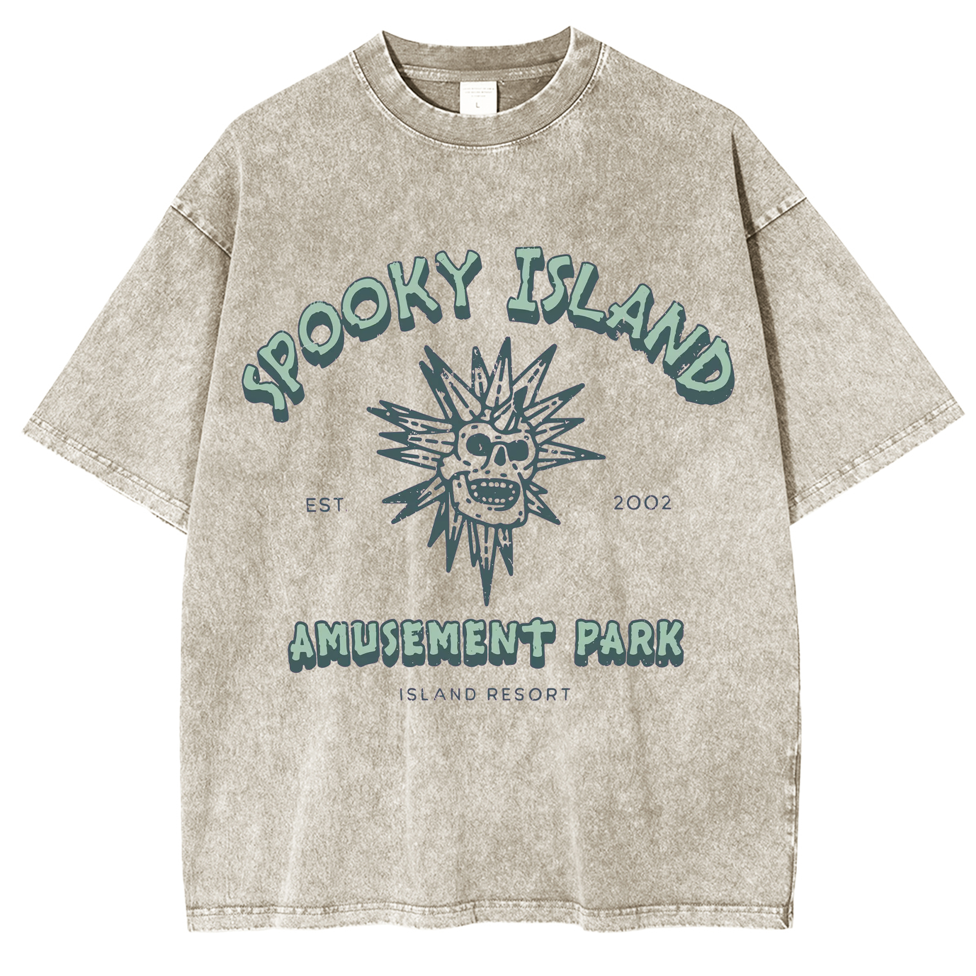 Spooky Island Washed T-Shirt