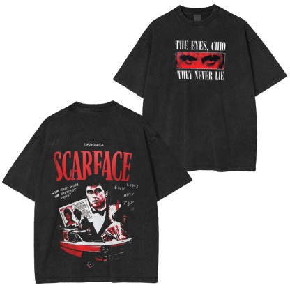 Scarface Tony Montana Washed T-shirt/Crewneck/Hoodie