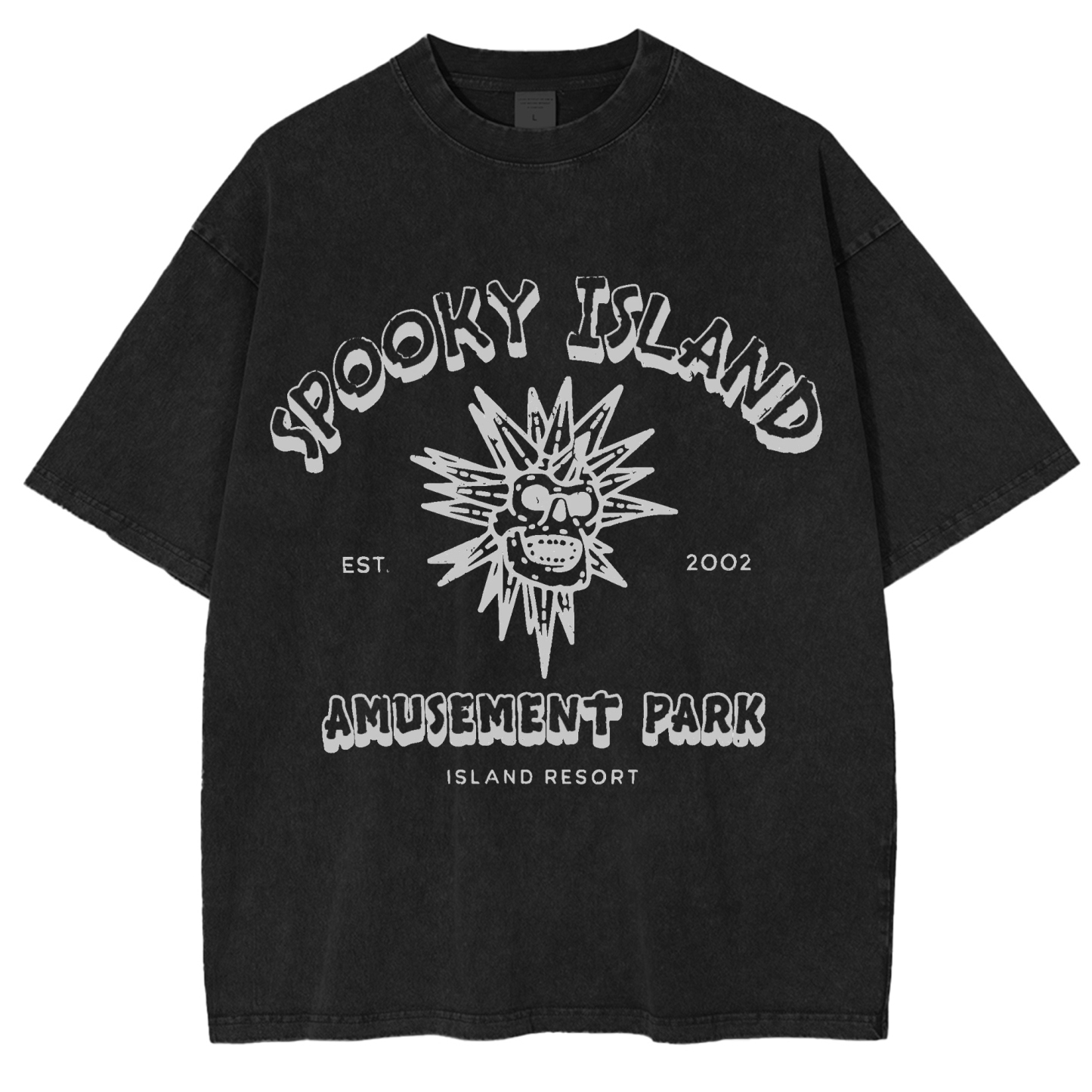 Spooky Island Washed T-Shirt
