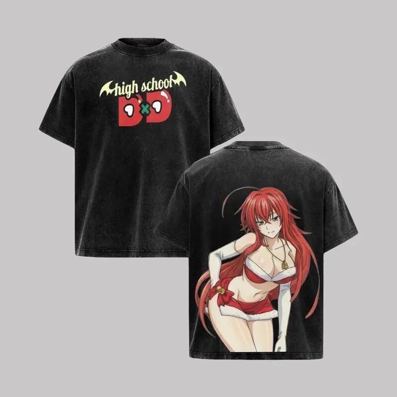 Rias Gremory From High School DxD Vintage washed T-shirt/Crewneck/Hood