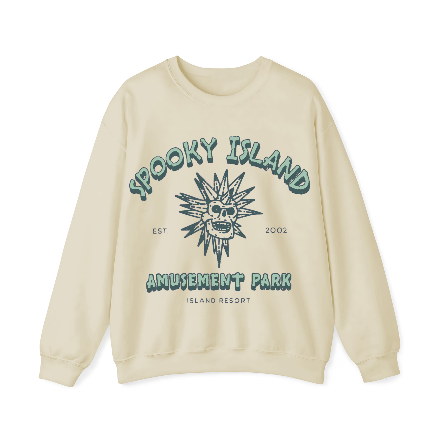 Spooky Island Crewneck Sweatshirt