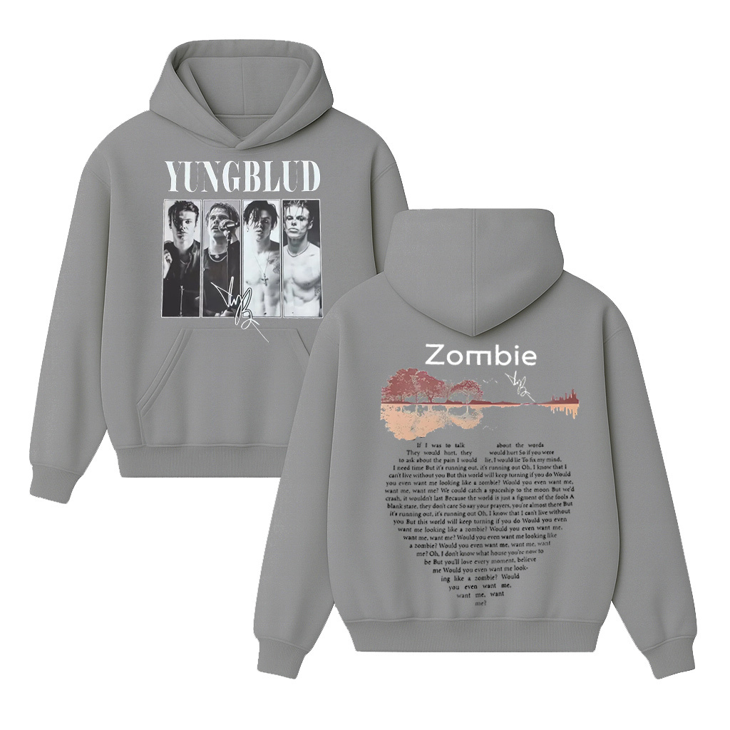YungBlud Zombie Lyrics  Shirt/Crewneck/Hoodie