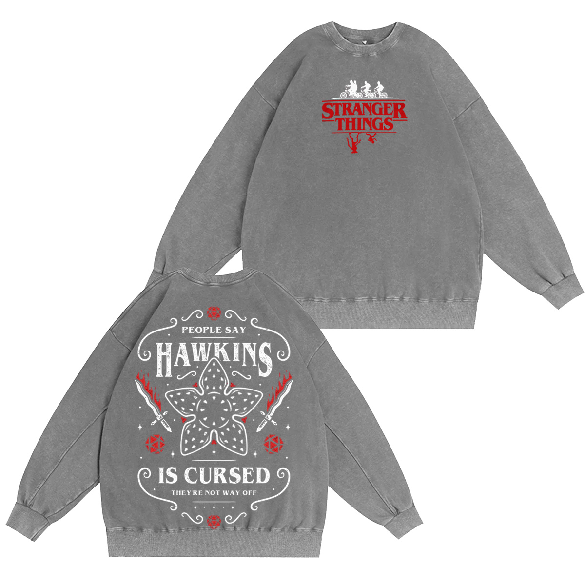Stranger Things Vintage Washed T-shirt/Crewneck/Hoodie
