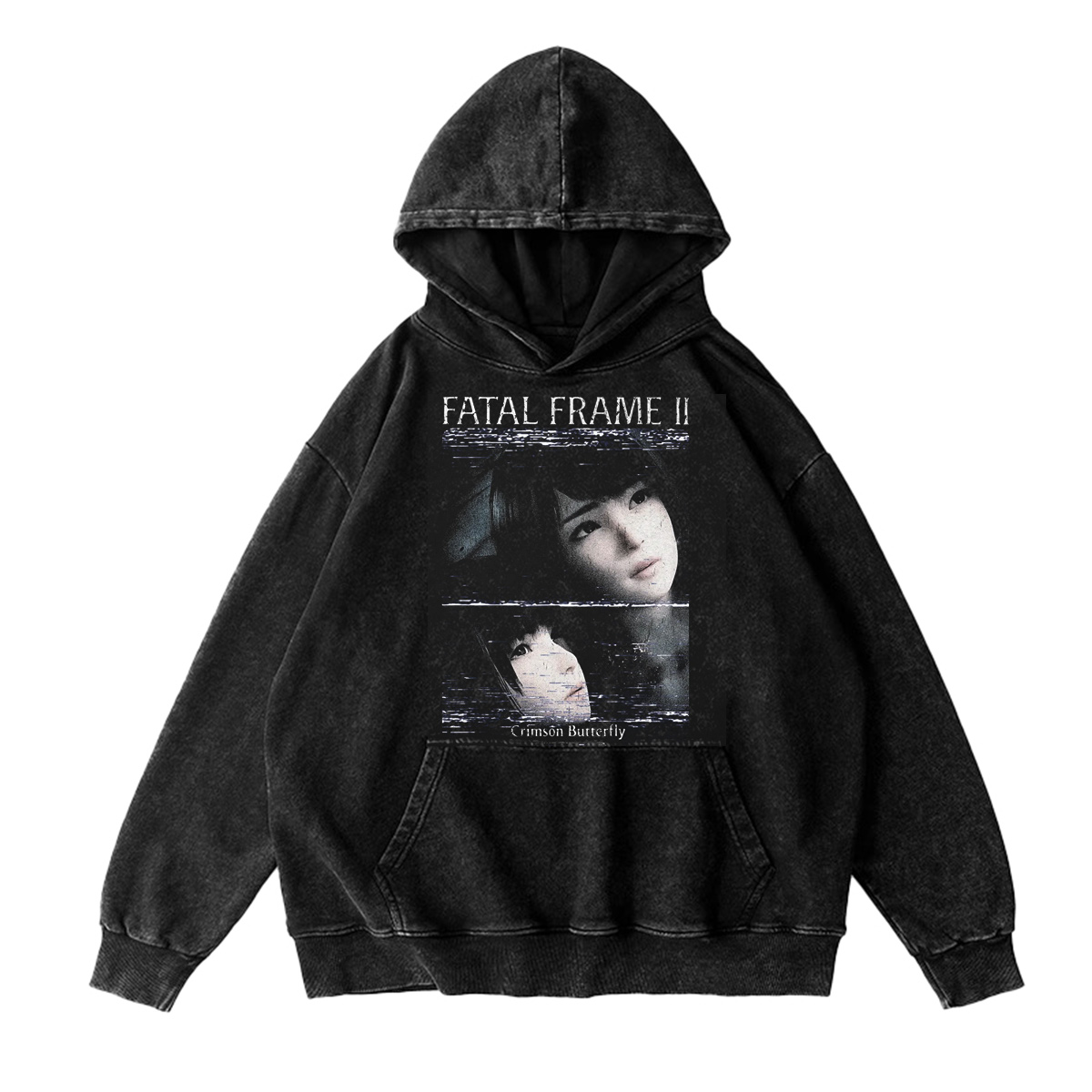Fatal Frame II - Sisters - Glitch Variant Washed T-shirt/Crewneck/Hoodie