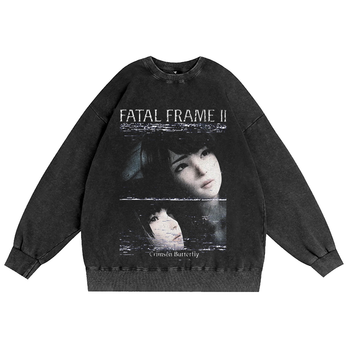 Fatal Frame II - Sisters - Glitch Variant Washed T-shirt/Crewneck/Hoodie