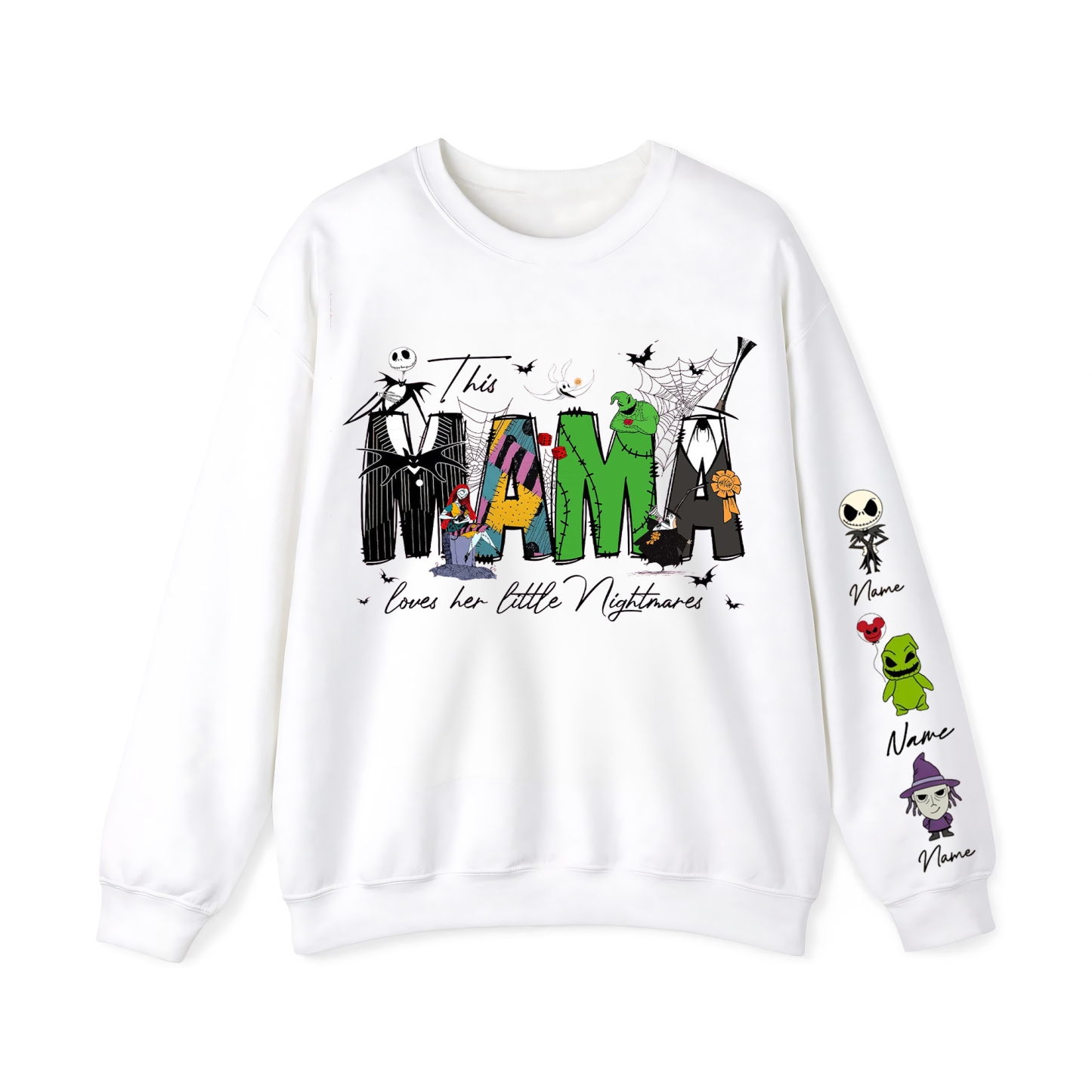 Spooky Mama Halloween Crewneck Sweatshirt