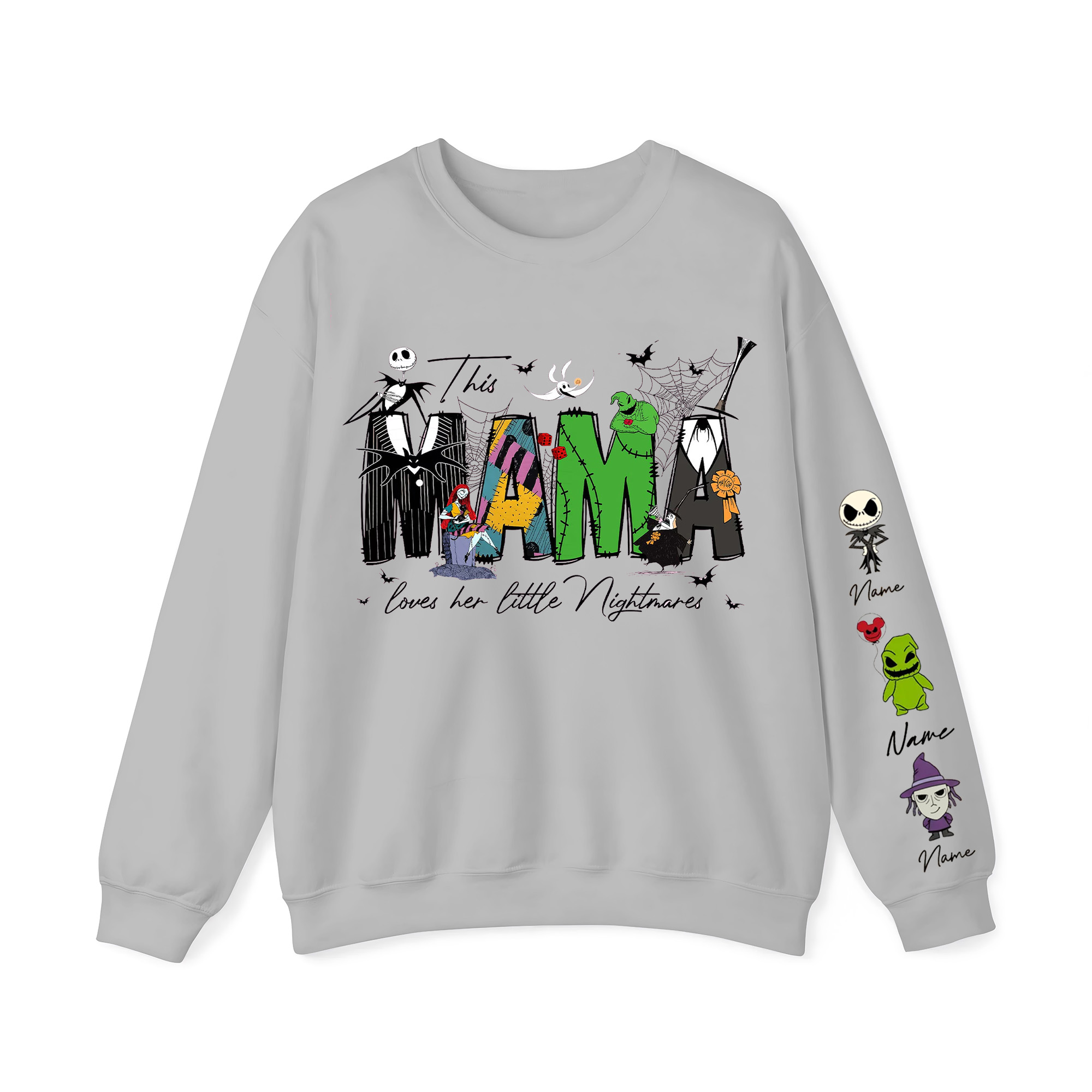 Spooky Mama Halloween Crewneck Sweatshirt