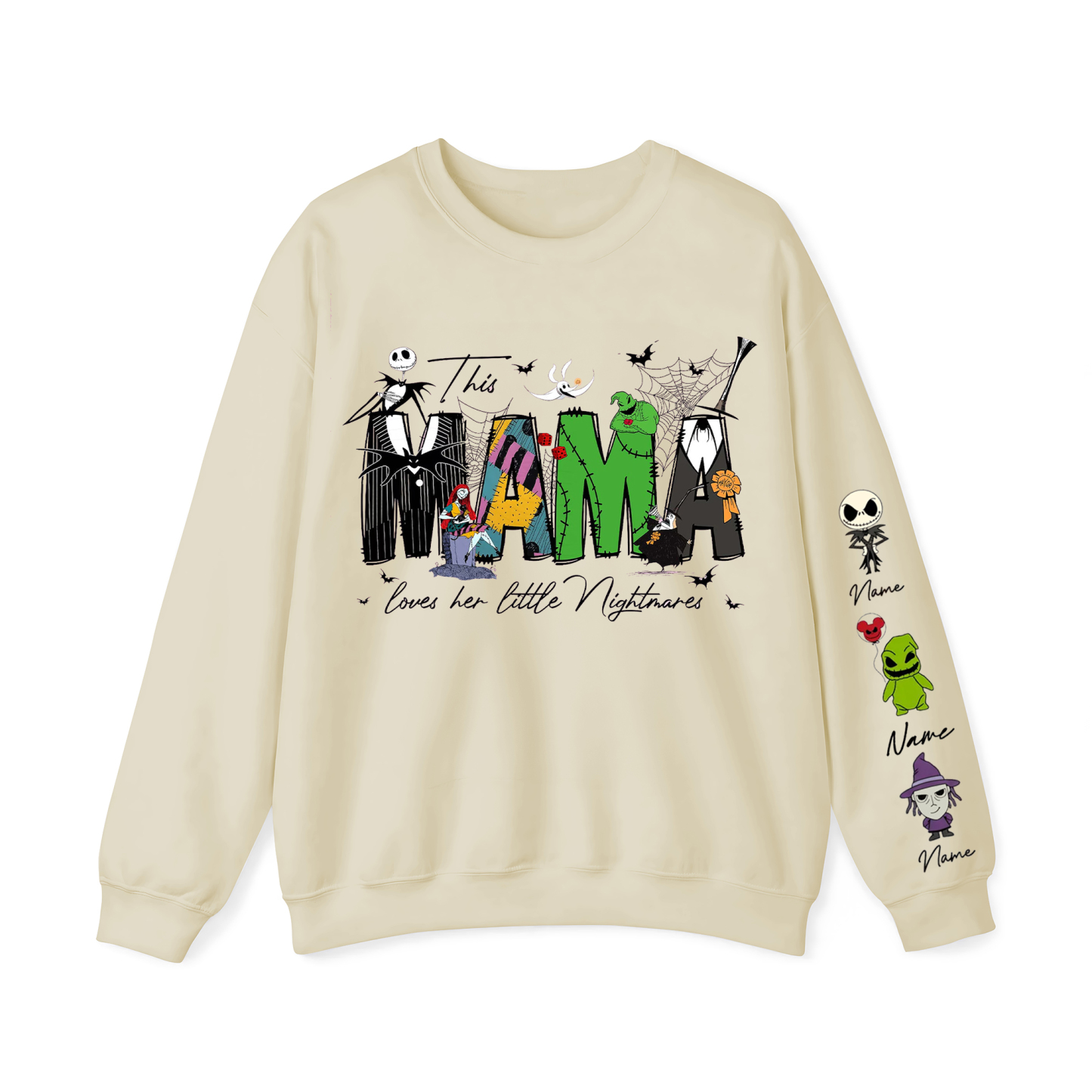 Spooky Mama Halloween Crewneck Sweatshirt