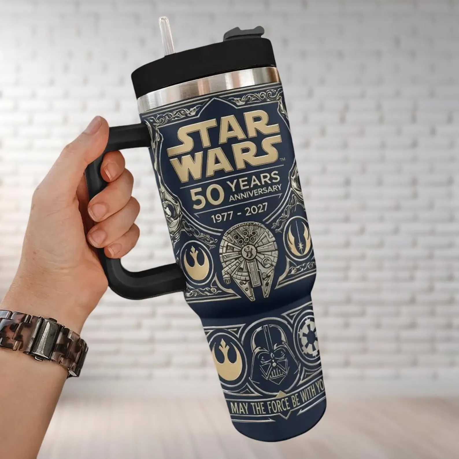 Star Wars 50Th Anniversary Tumbler 40 Oz