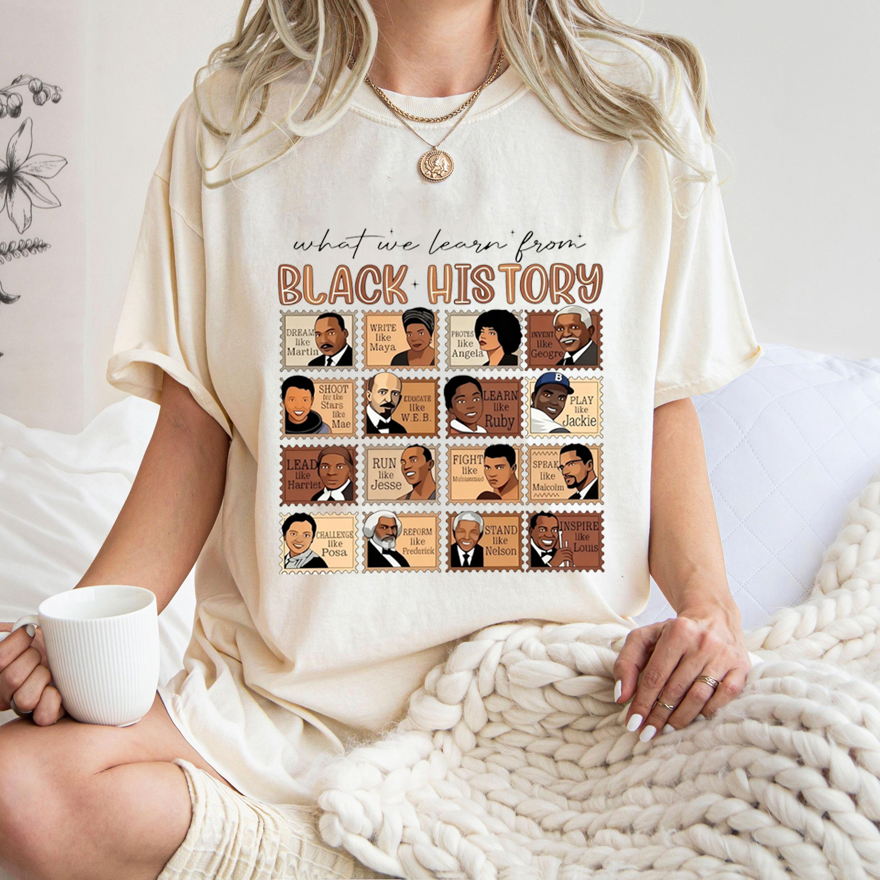 What can we learn from Black history?  Unisex Shirt/Crewneck/Hoodie