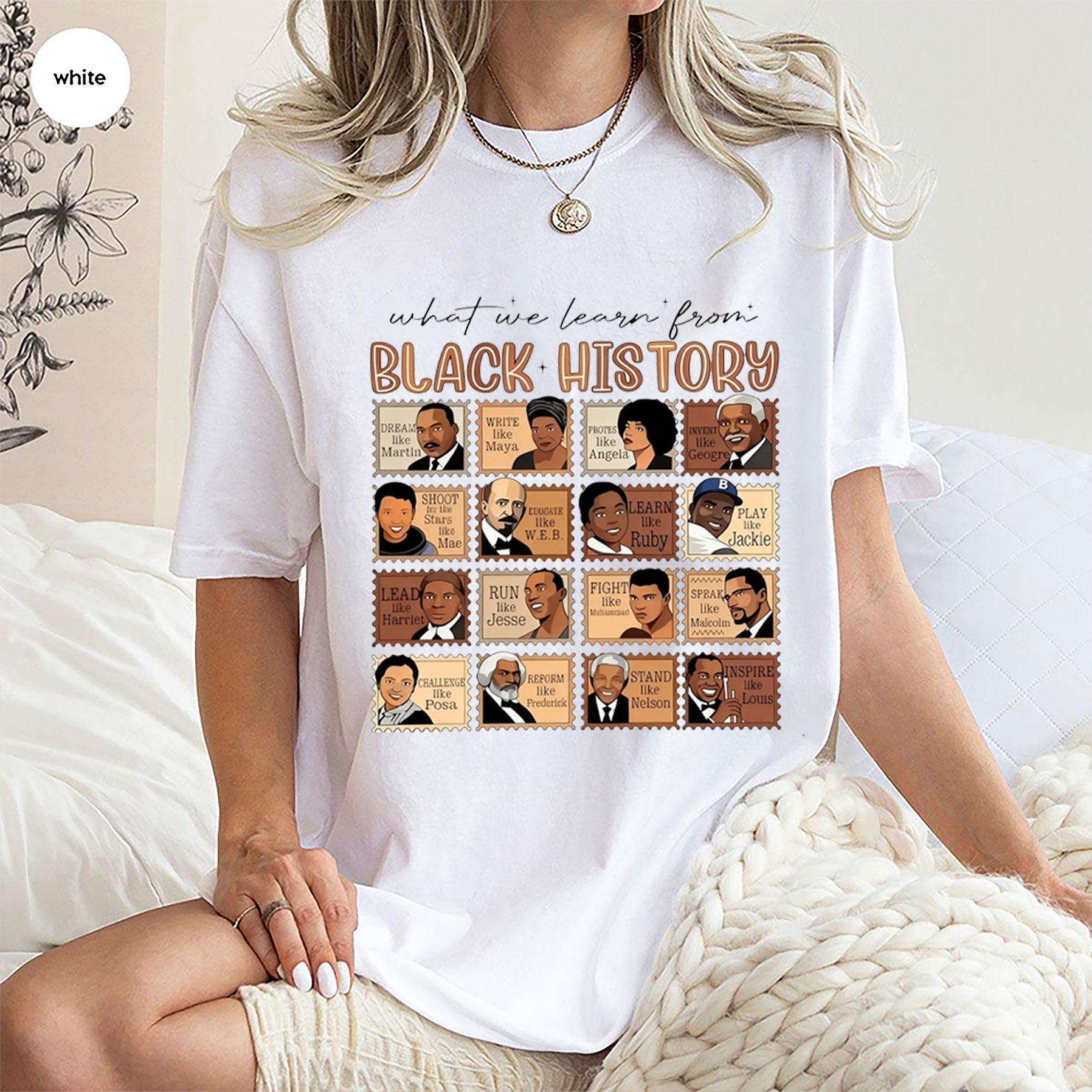 What can we learn from Black history?  Unisex Shirt/Crewneck/Hoodie