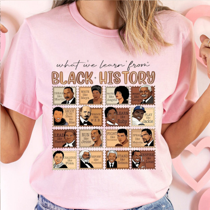 What can we learn from Black history?  Unisex Shirt/Crewneck/Hoodie