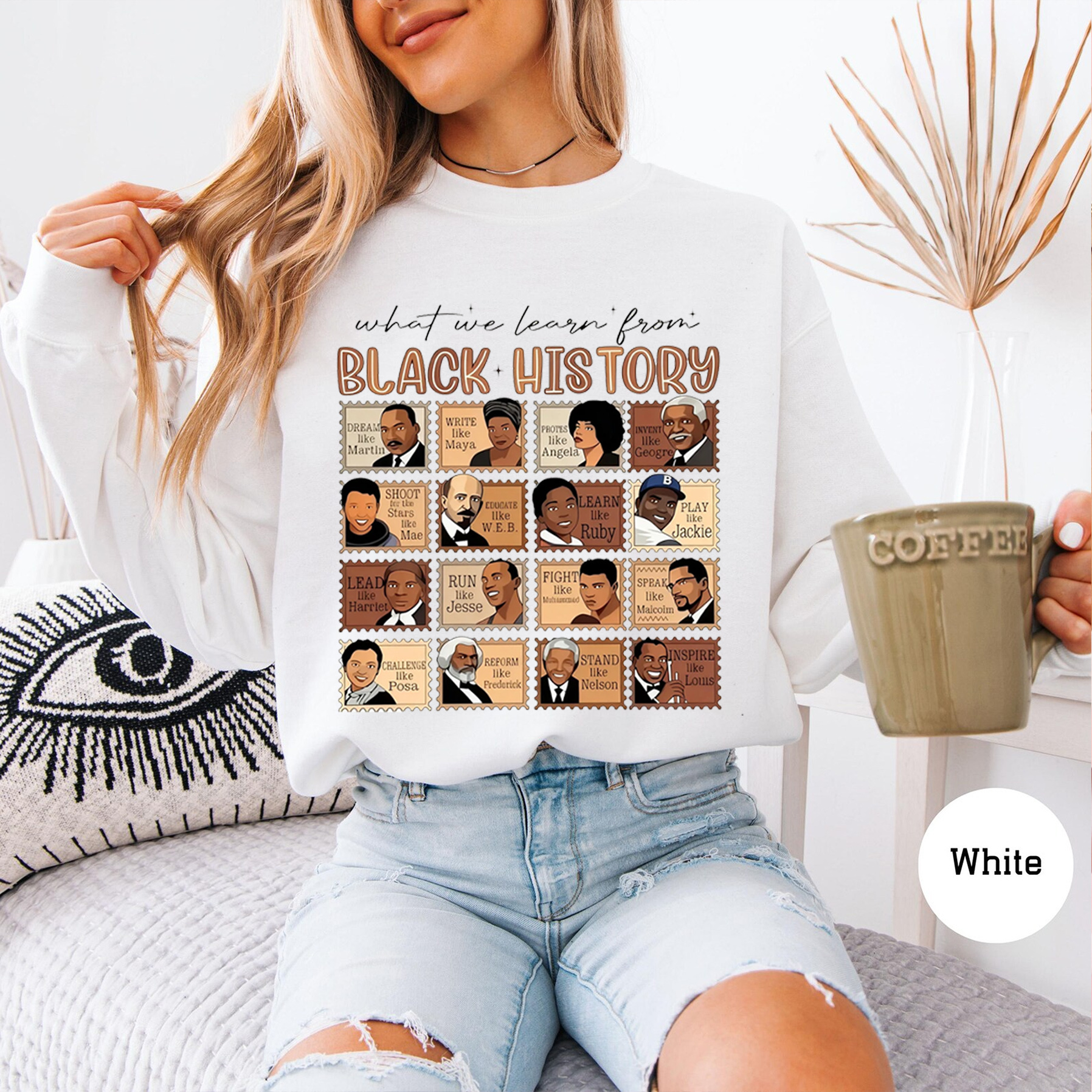 What can we learn from Black history?  Unisex Shirt/Crewneck/Hoodie