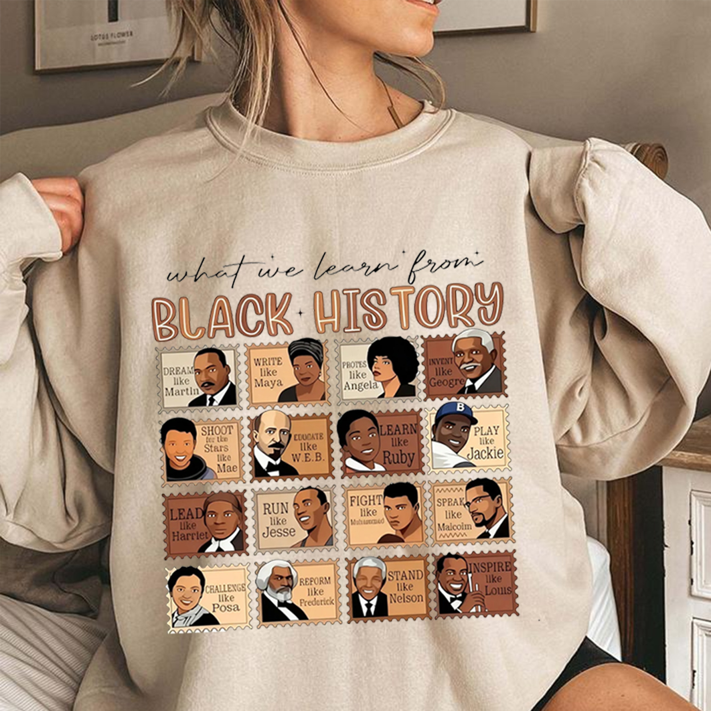 What can we learn from Black history?  Unisex Shirt/Crewneck/Hoodie