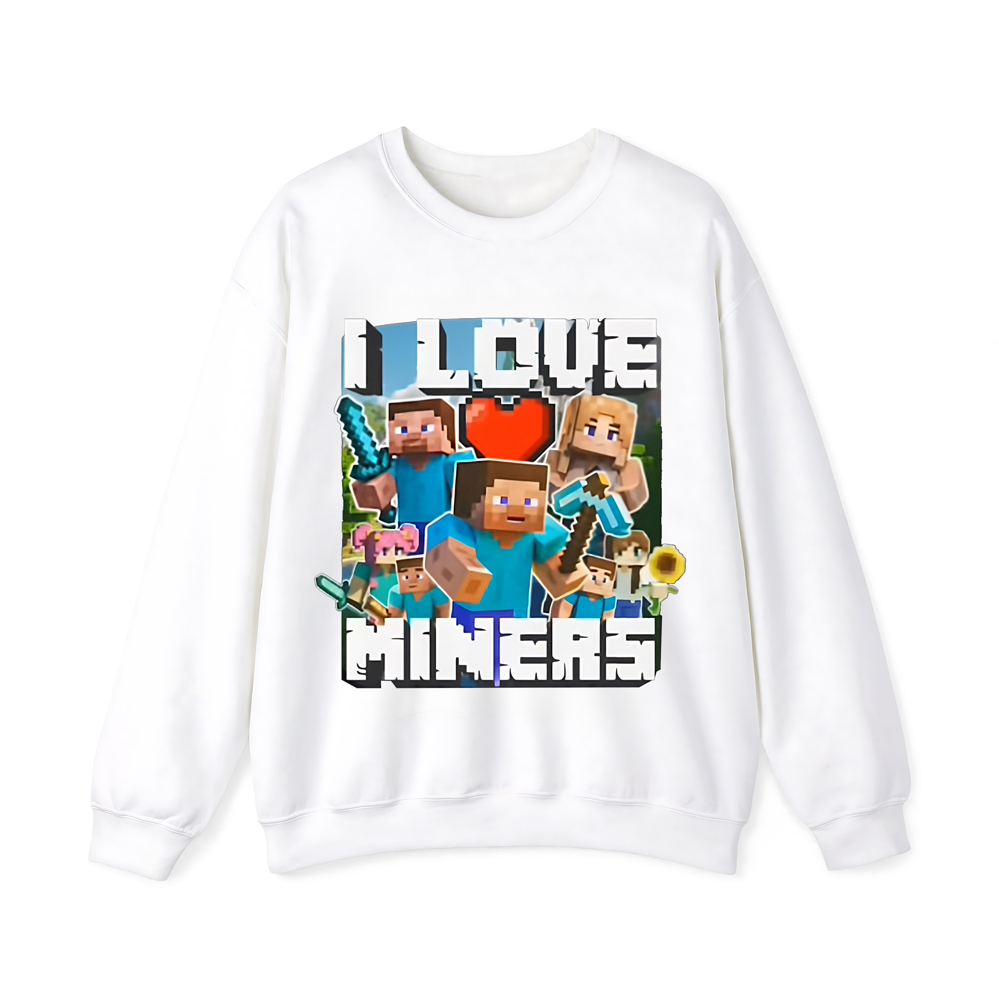 I Love Miners Crewneck Sweatshirt