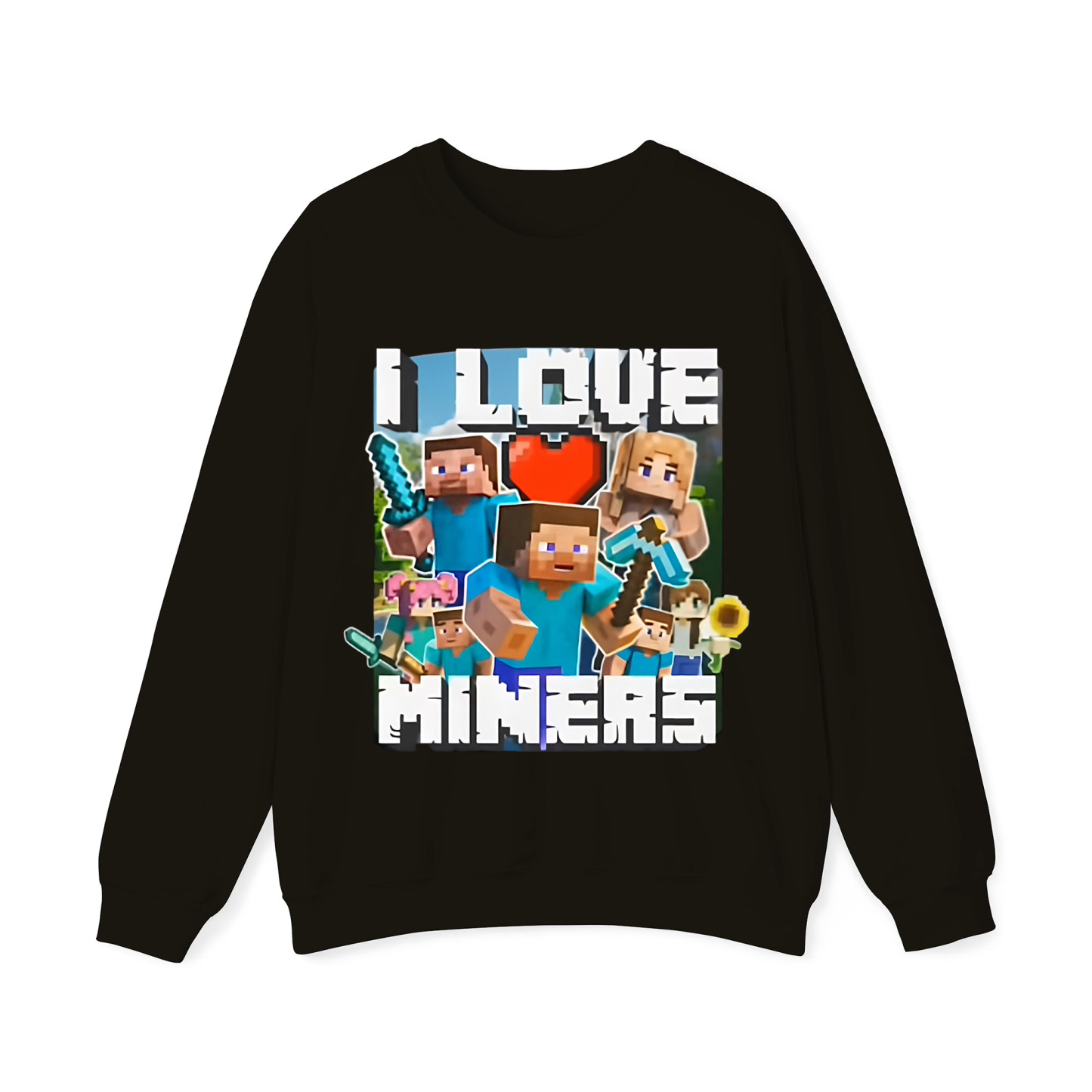 I Love Miners Crewneck Sweatshirt