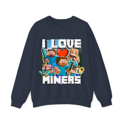 I Love Miners Crewneck Sweatshirt