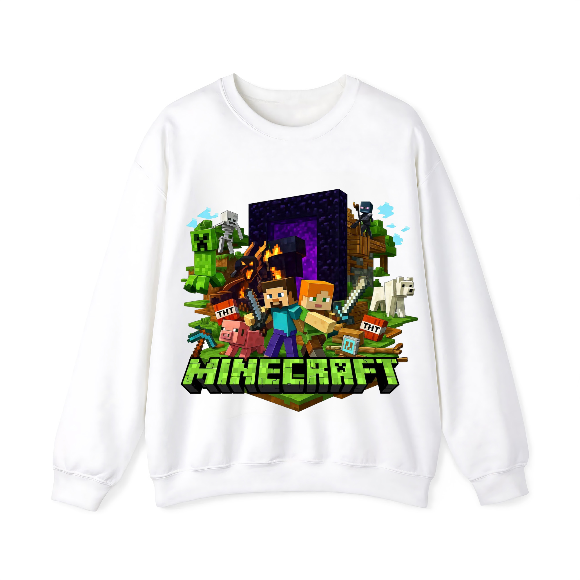 Minecraft Crewneck Sweatshirt