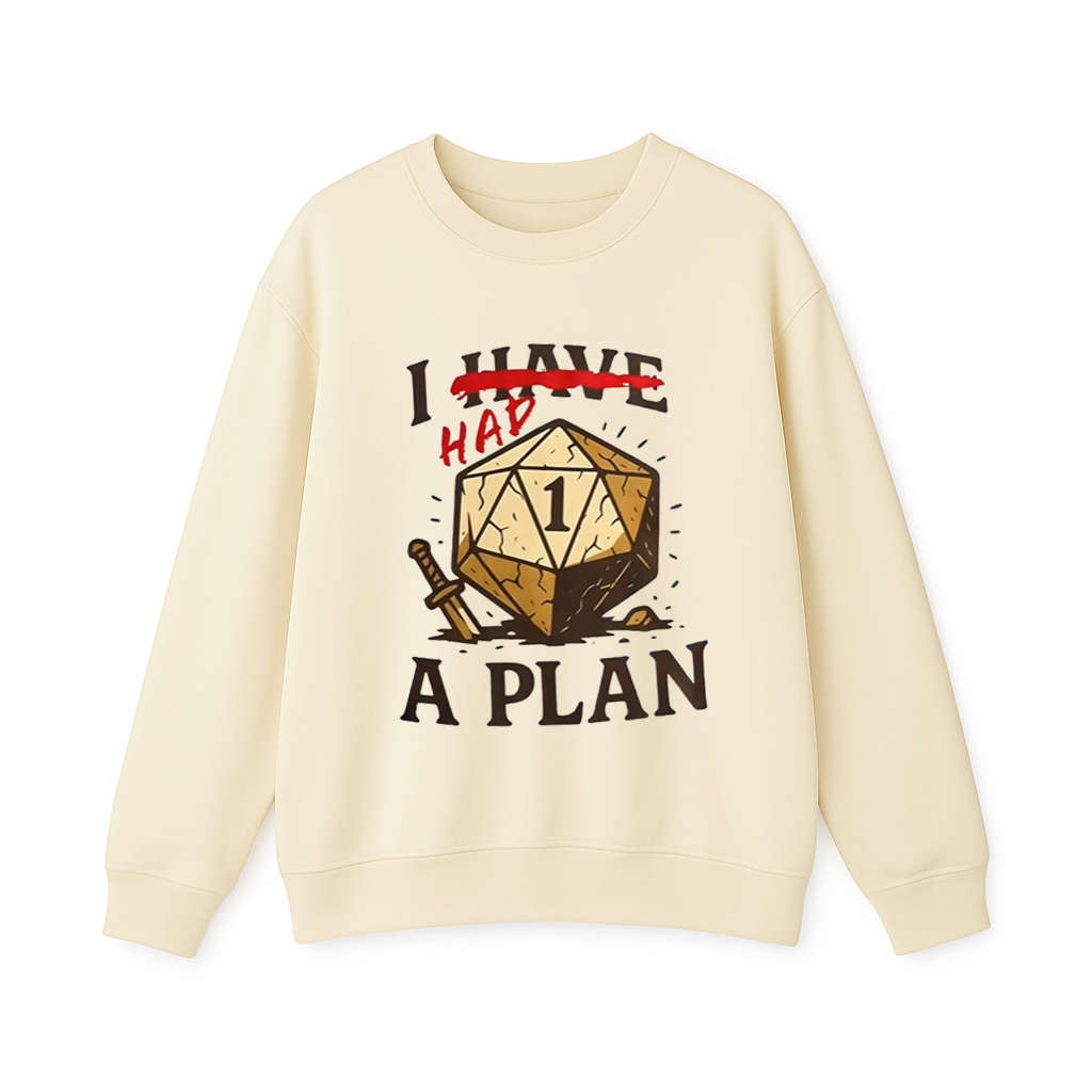 Funny Dungeons and Dragons Roleplay Crewneck Sweatshirt