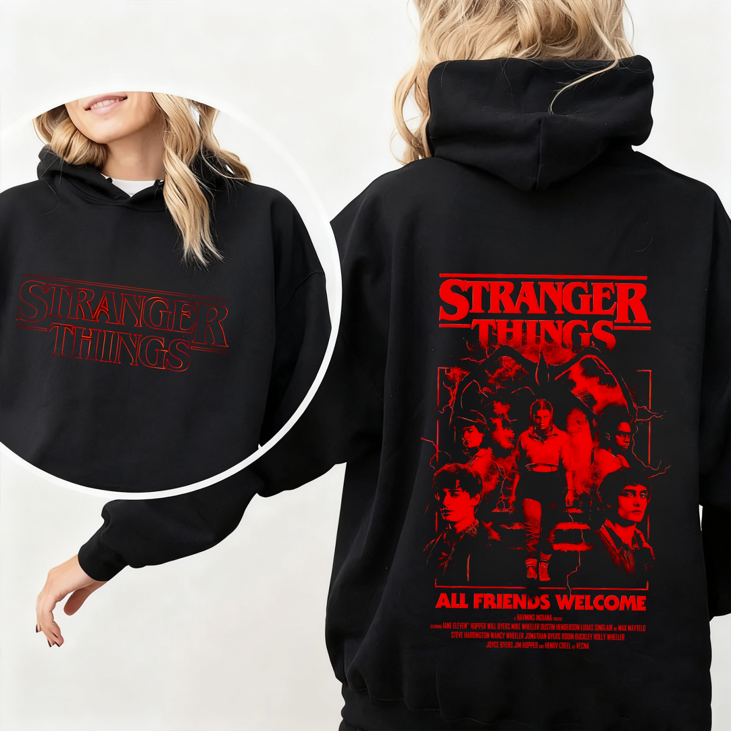 Stranger Things: Vintage Oversized T-shirt/Crewneck/Hoodie