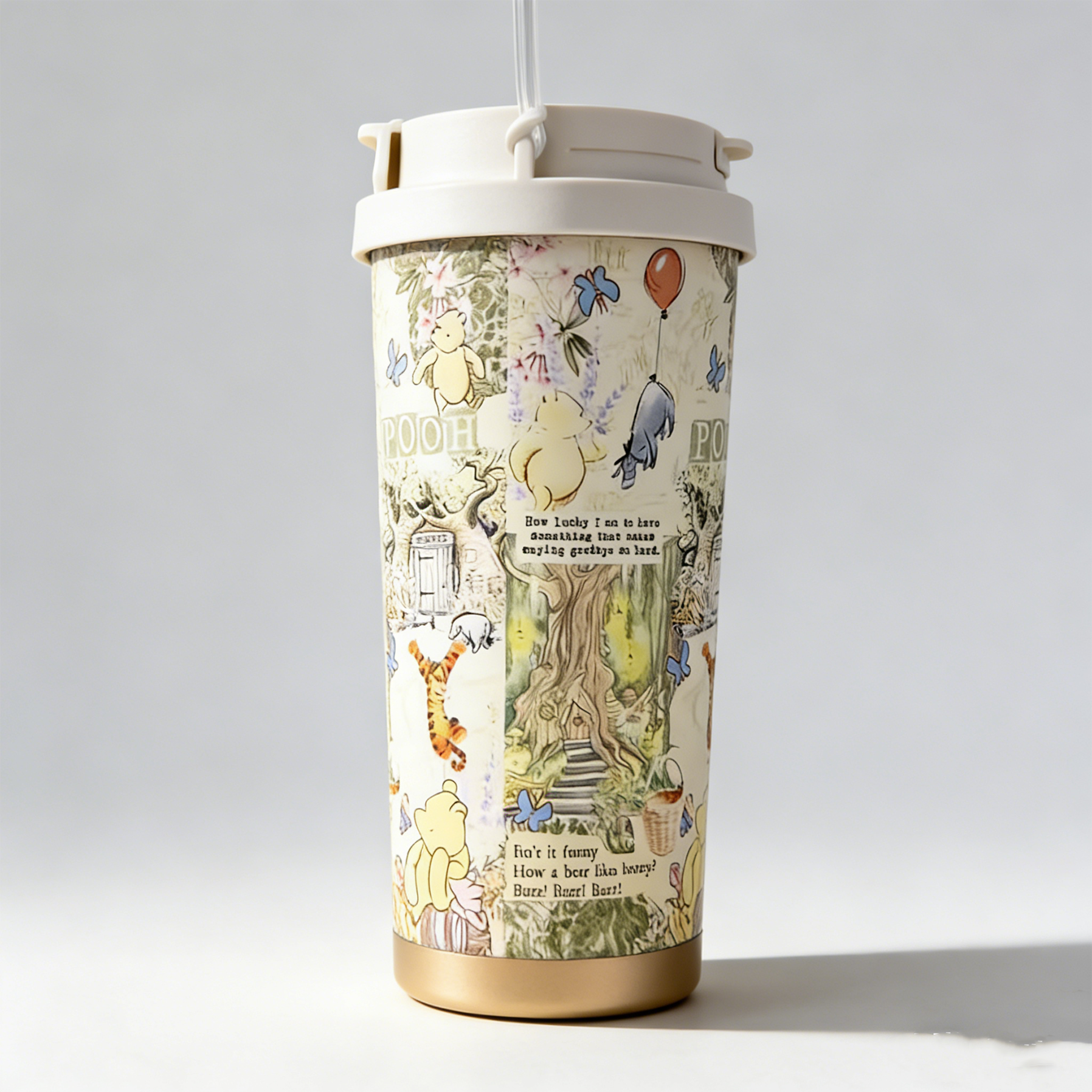 Disney Winnie the Pooh 316 Stainless Steel Enjoy Coffee Thermos