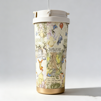 Disney Winnie the Pooh 316 Stainless Steel Enjoy Coffee Thermos