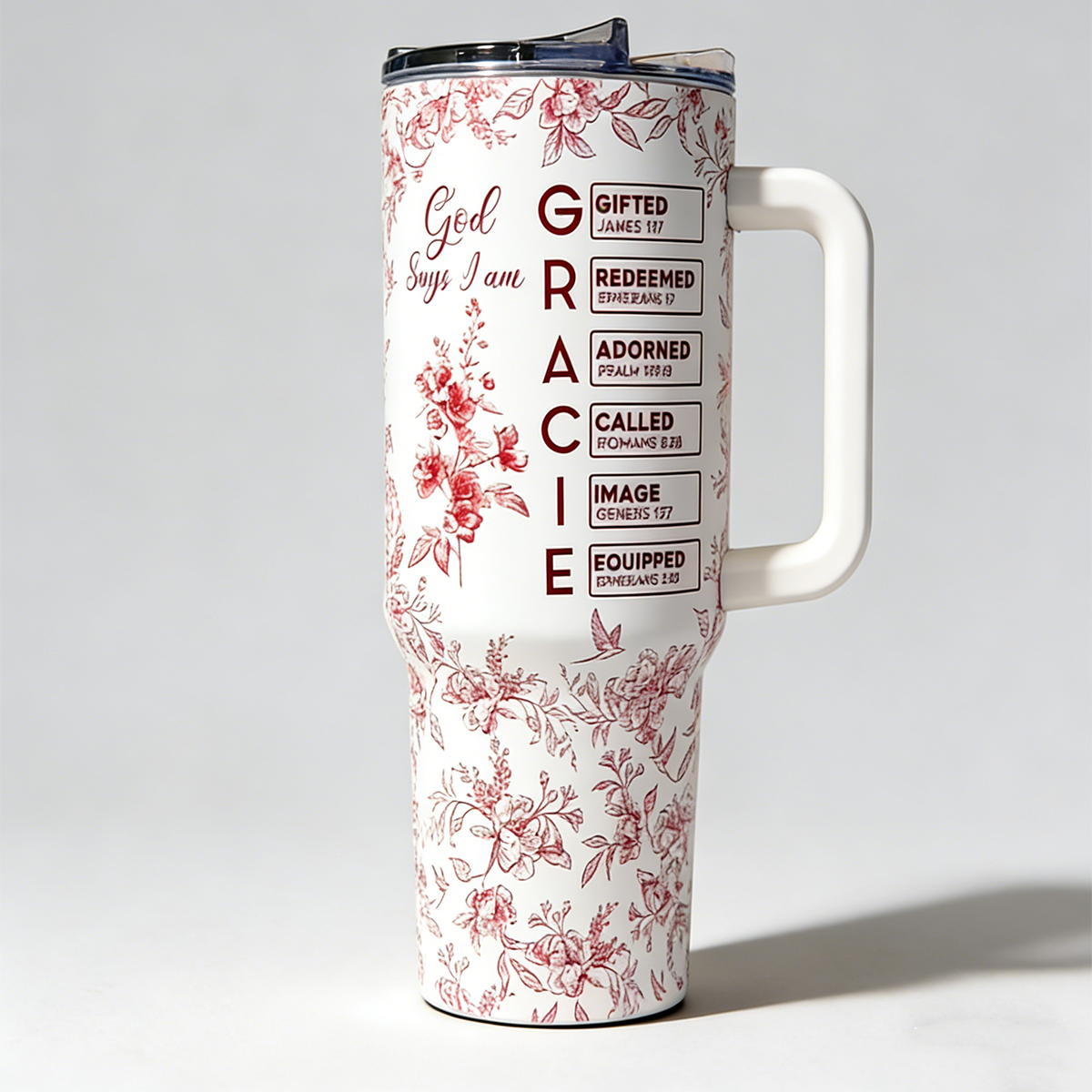 God Says I am Tumbler Cup  