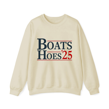 BOATS HOES 25 Crewneck Sweatshirt