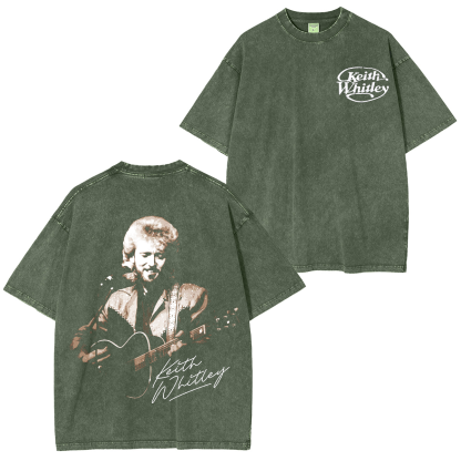 Keith Whitley Country Music Sandy Washed T-shirt/Crewneck/Hoodie
