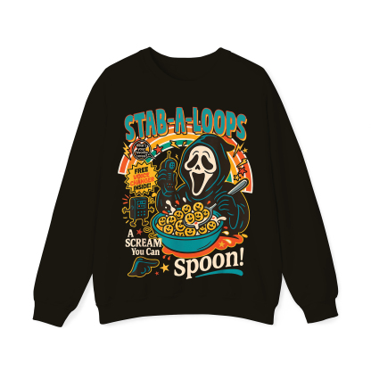 STAB-A-LOOPS Crewneck Sweatshirt