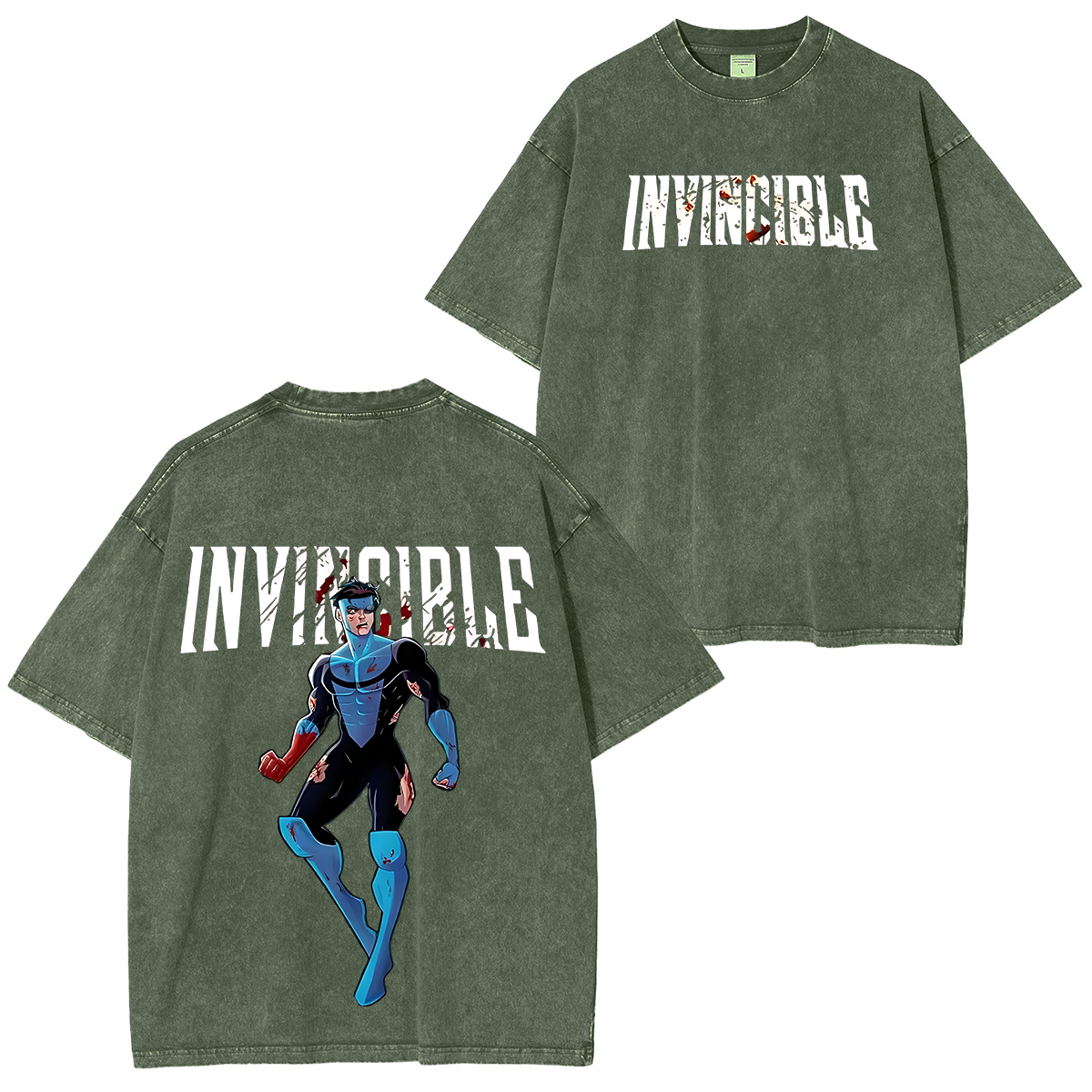 Invincible Mark Bloodied Washed T-shirt/Crewneck/Hoodie