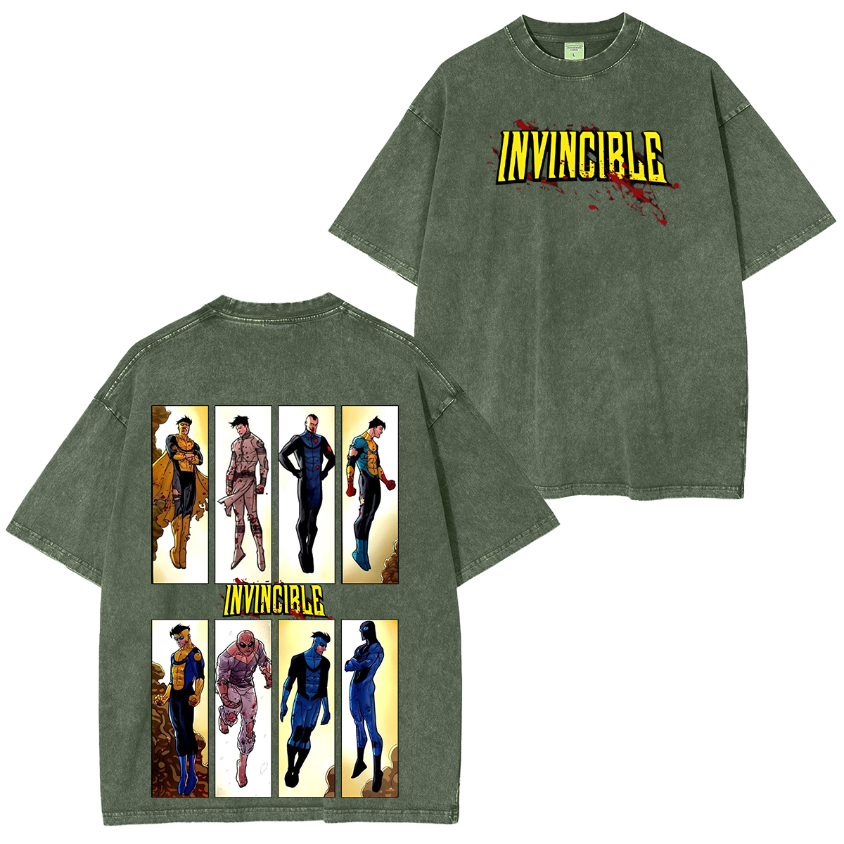 Invincible Washed T-shirt/Crewneck/Hoodie