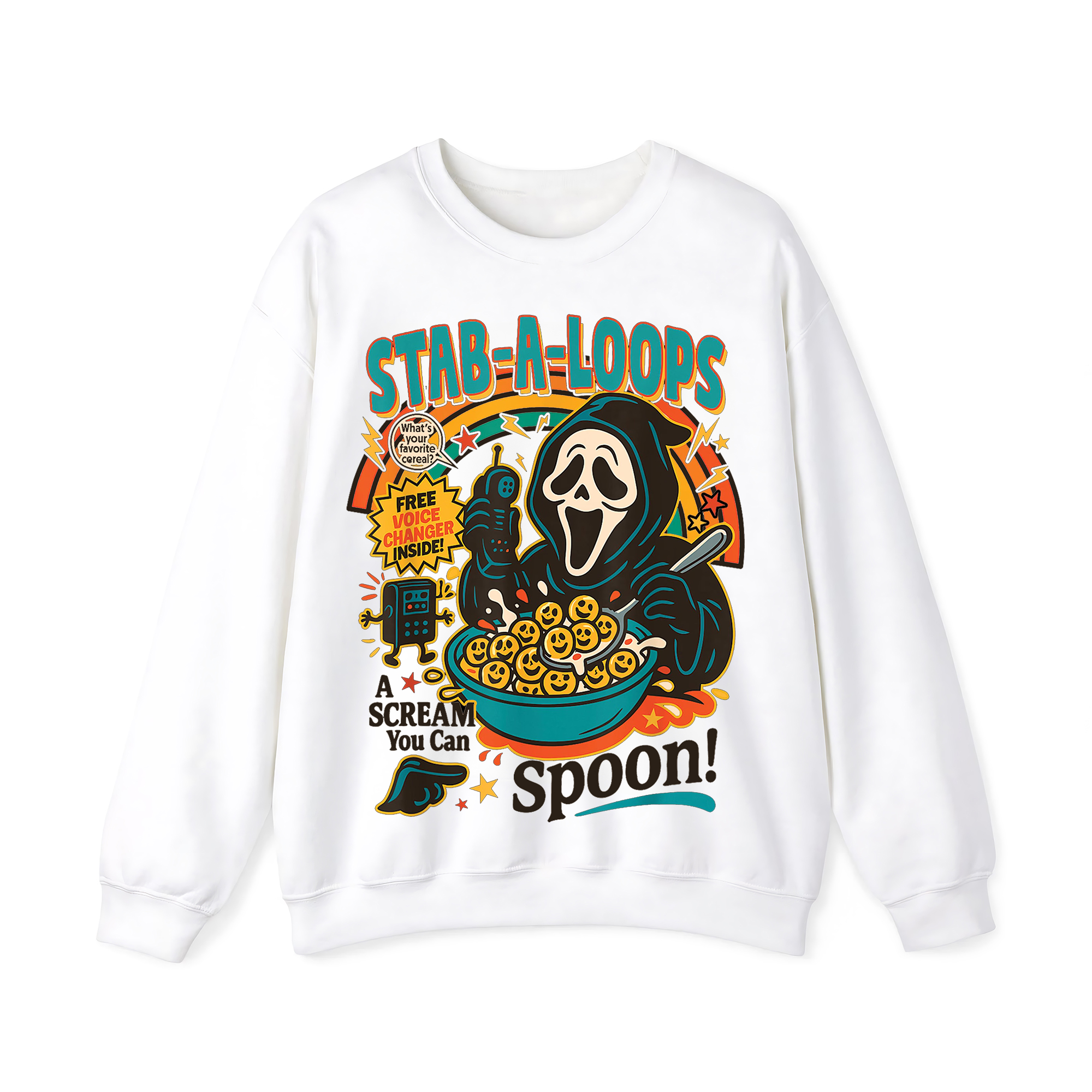 STAB-A-LOOPS Crewneck Sweatshirt