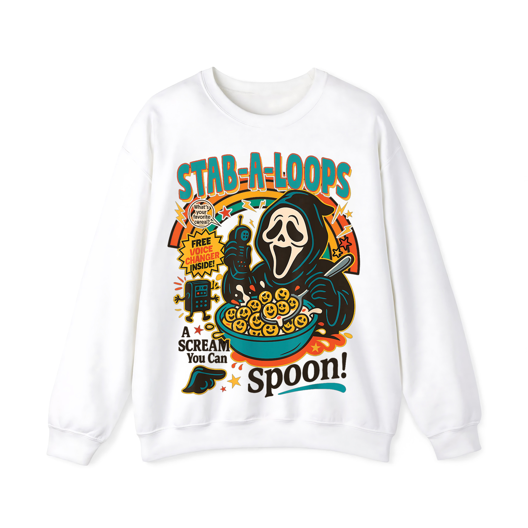 STAB-A-LOOPS Crewneck Sweatshirt