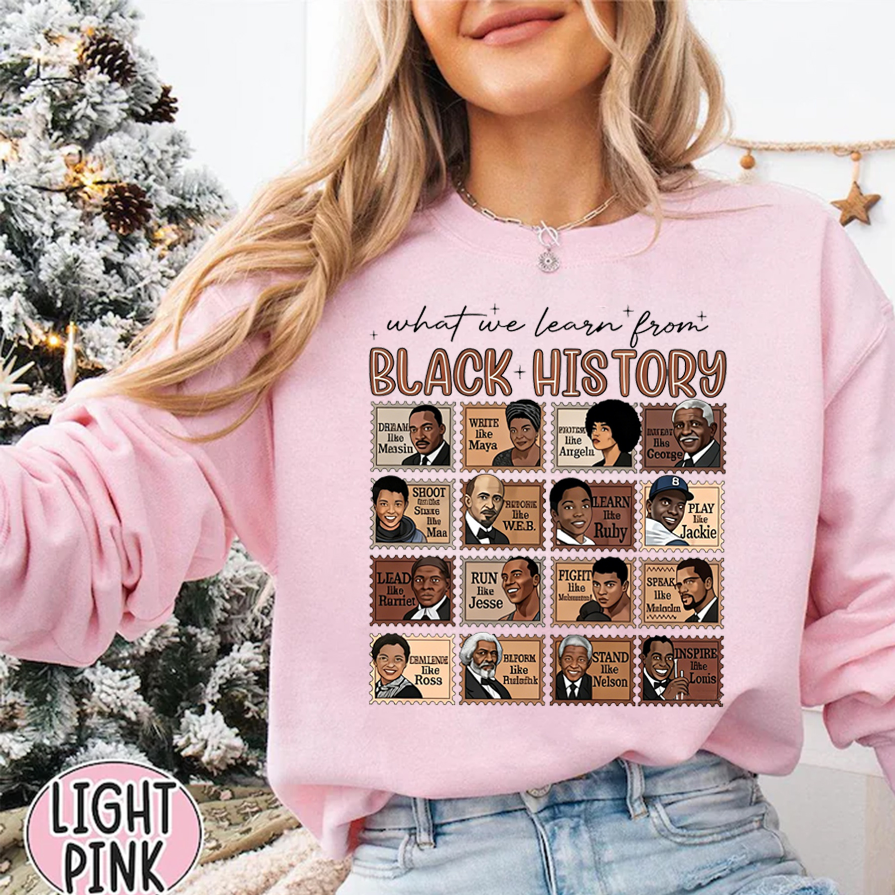 What We Learn From Black History" Unisex Shirt/Crewneck/Hoodie