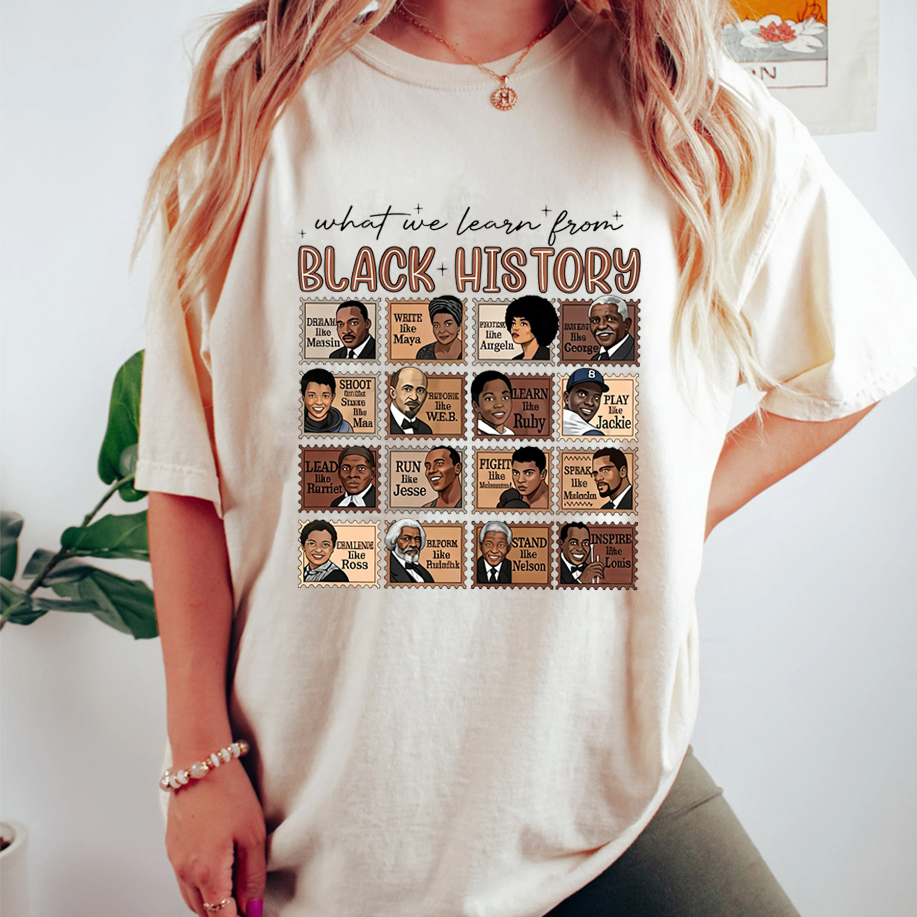 What We Learn From Black History" Unisex Shirt/Crewneck/Hoodie