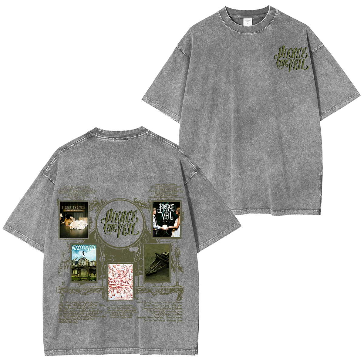 Pierce The Veil Unisex Washed T-shirt/Crewneck/Hoodie