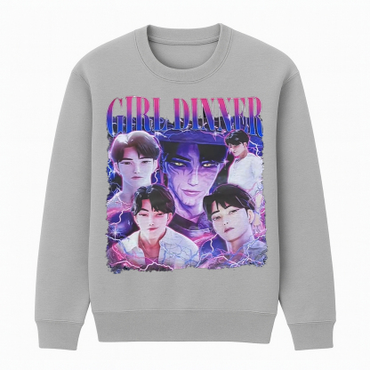 Girl Dinner Crewneck Sweatshirt