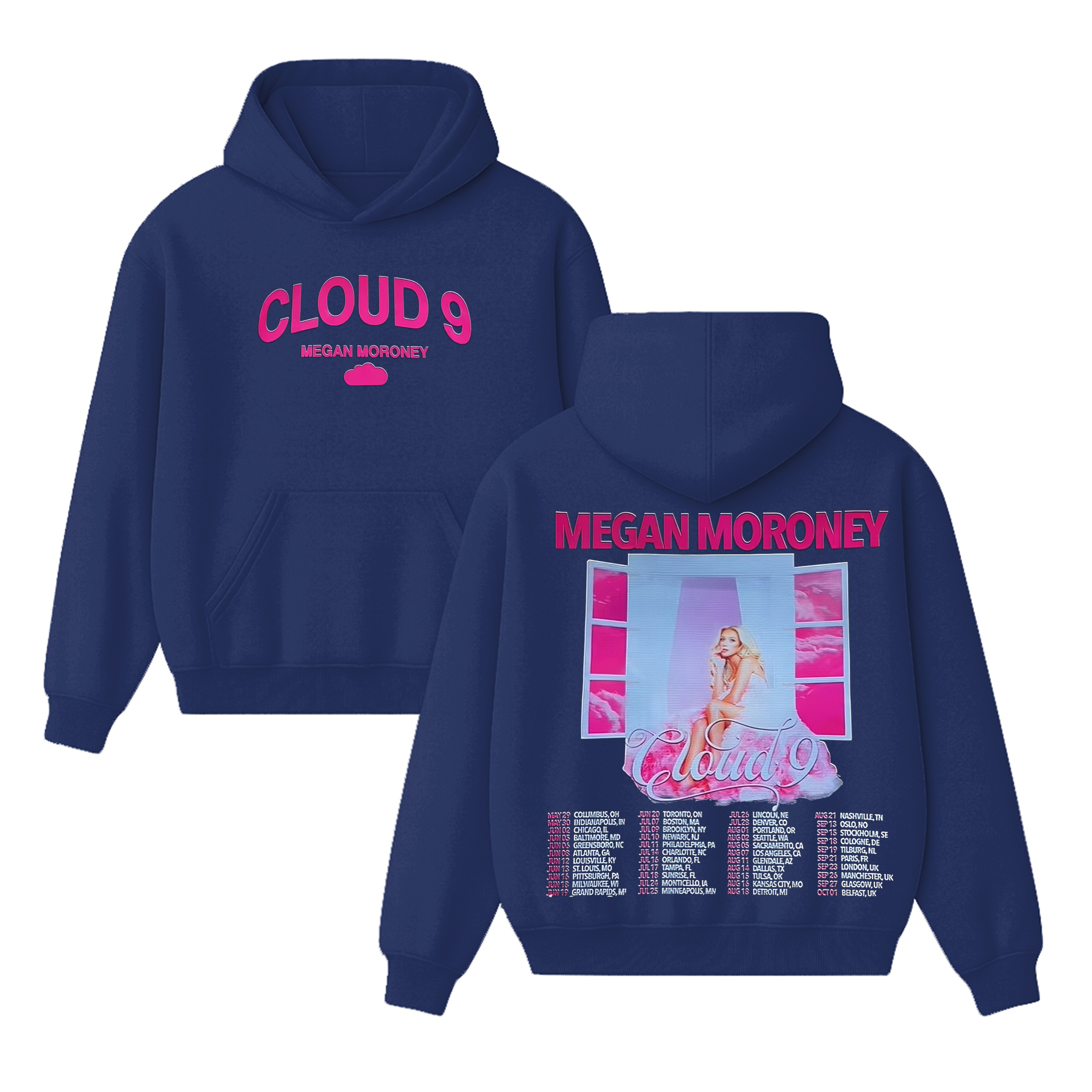 Megan Moroney Cloud 9 Unisex Shirt/Crewneck/Hoodie