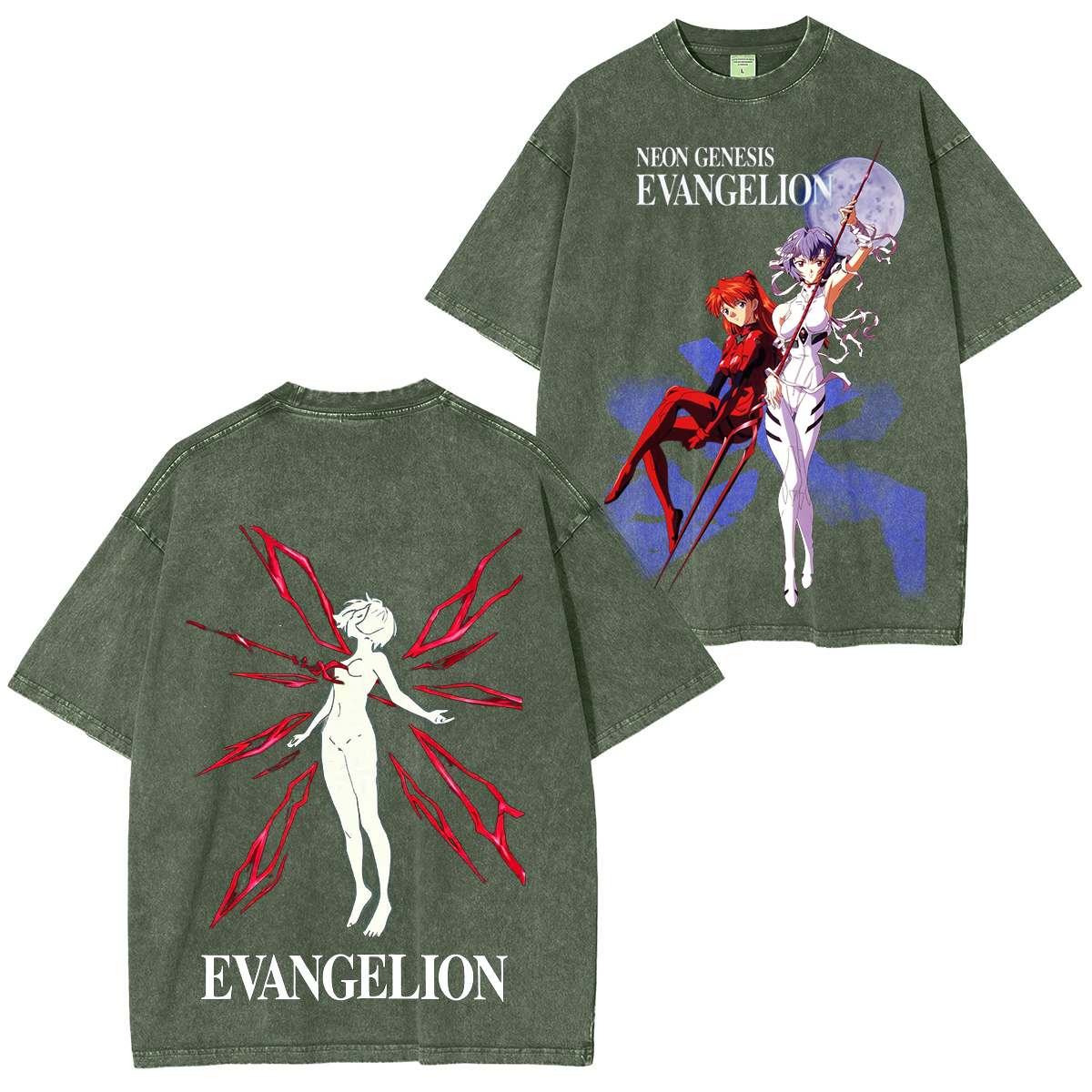 Neon Genesis Evangelion Unisex Washed T-shirt/Crewneck/Hoodie