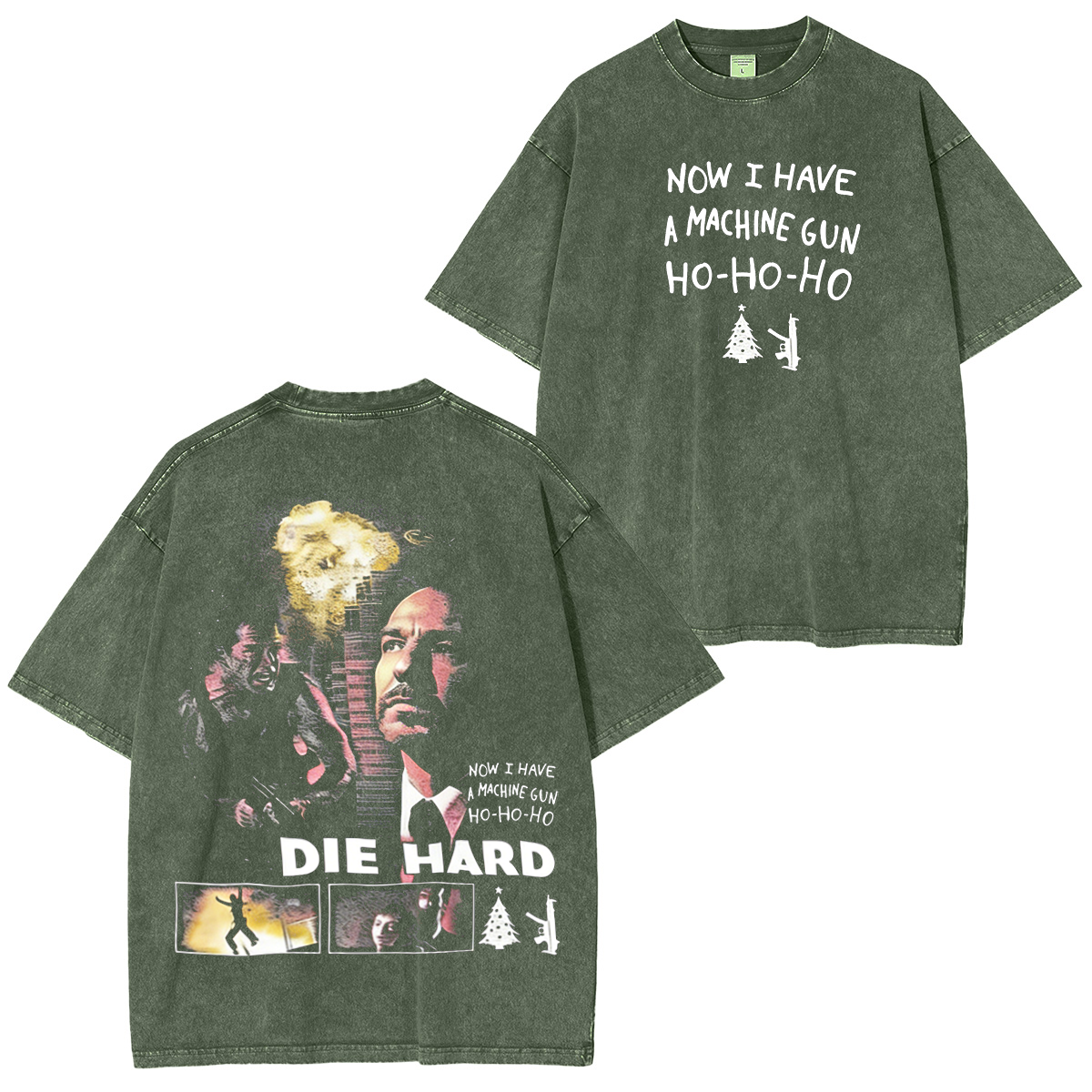 Die Hard Unisex Washed T-shirt/Crewneck/Hoodie