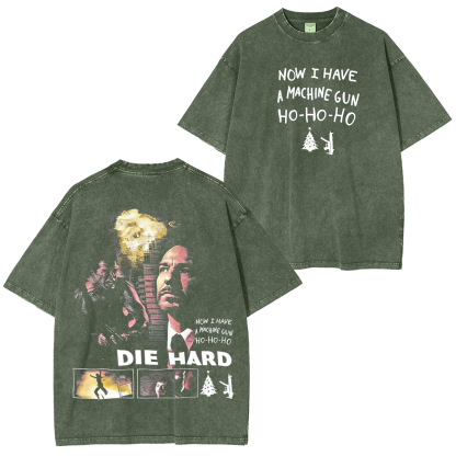 Die Hard Unisex Washed T-shirt/Crewneck/Hoodie