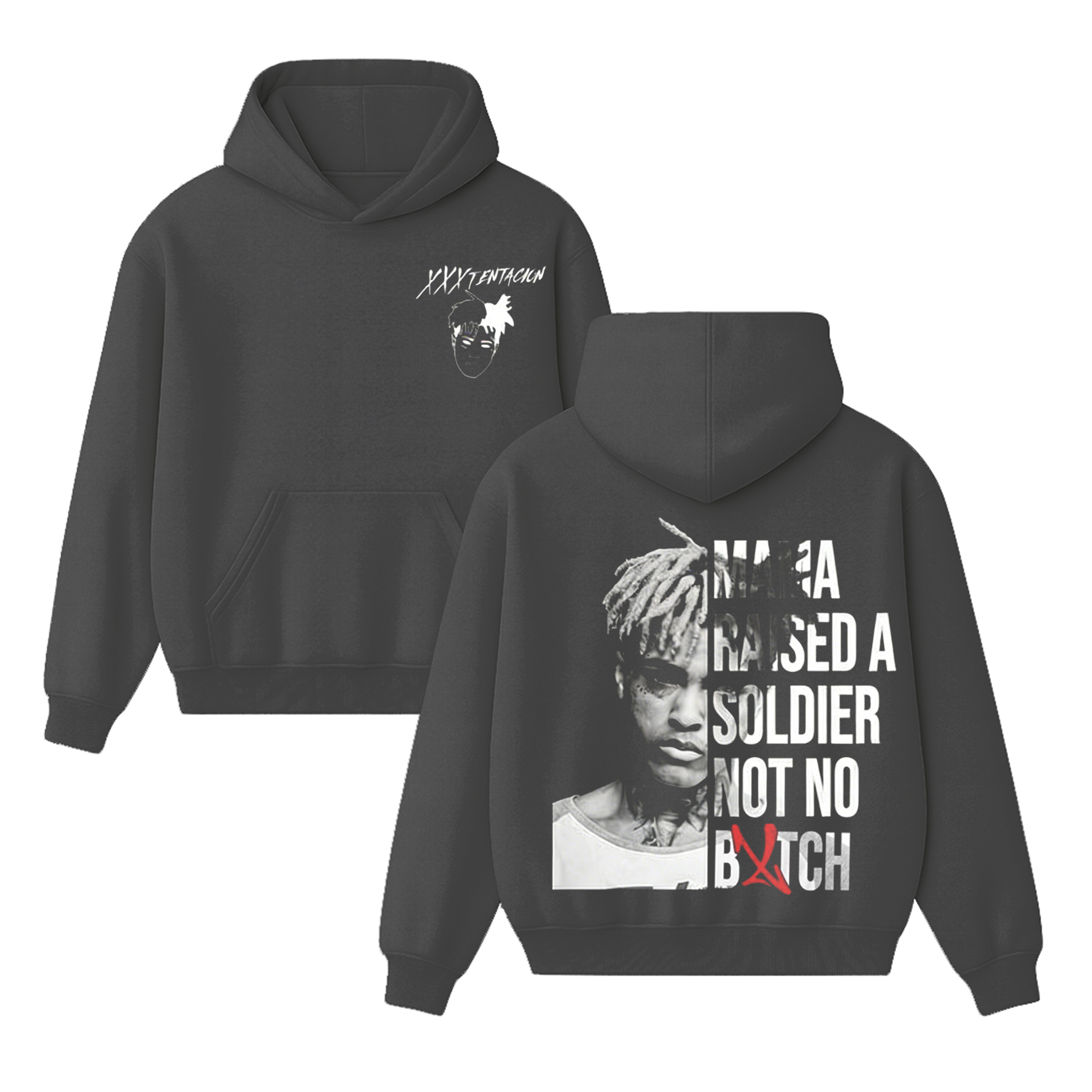 Vintage Rapper 2-Sided Graphic Unisex Shirt/Crewneck/Hoodie