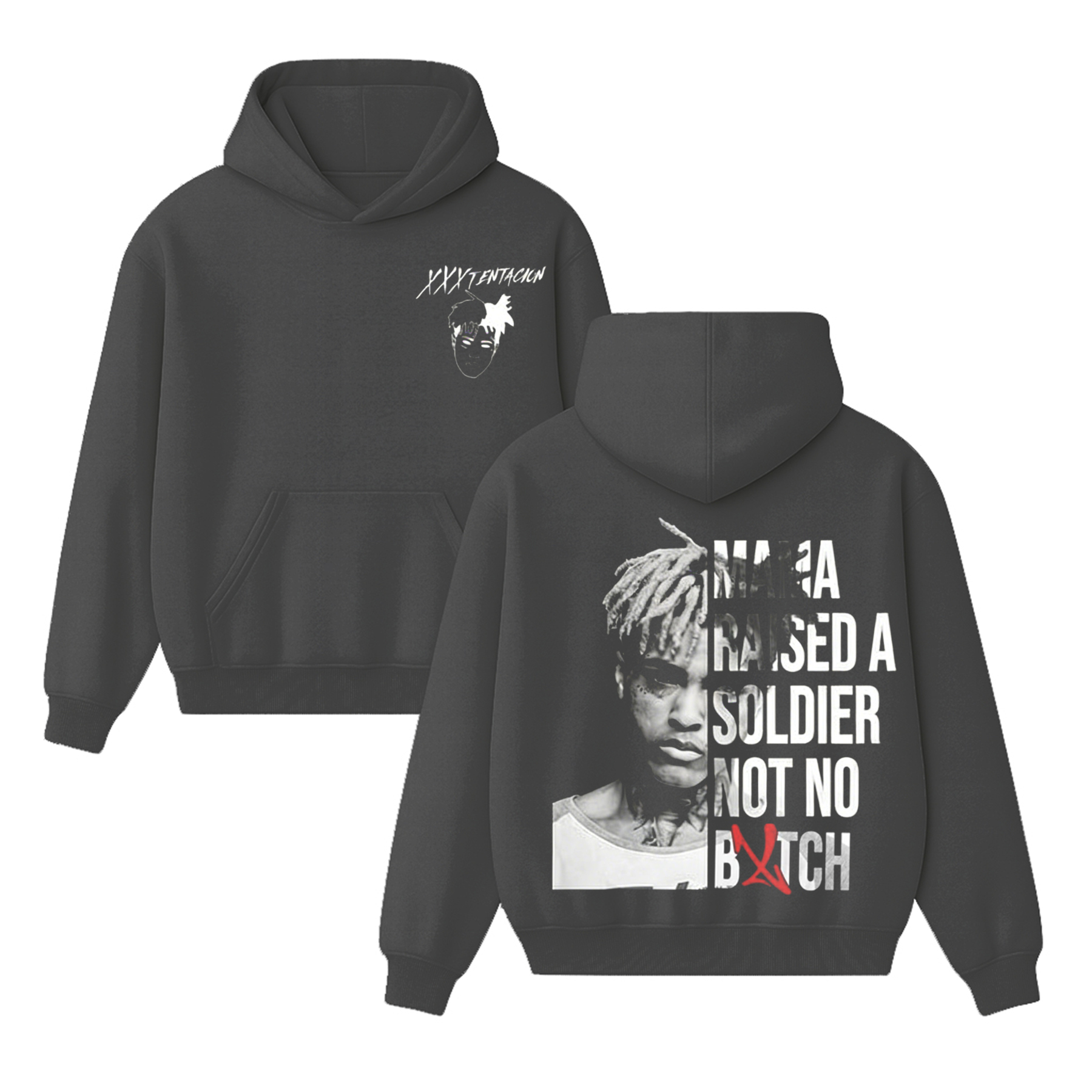 Vintage Rapper 2-Sided Graphic Unisex Shirt/Crewneck/Hoodie